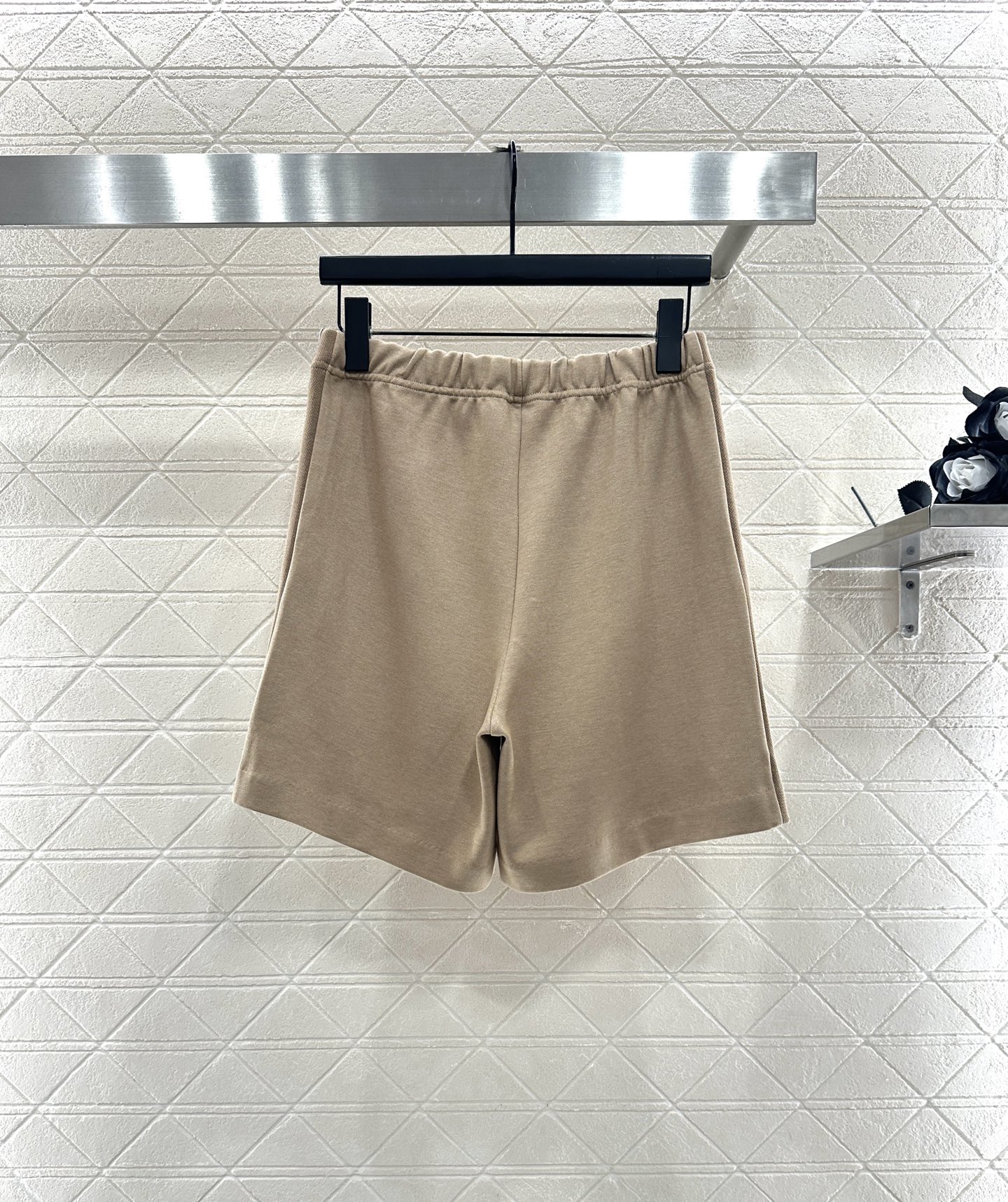 ♥Miumi*♥2025新品上架 撞色外套短裤套装定制YB斜纹全棉材质，质感细腻，垂顺舒适，立领外套短裤