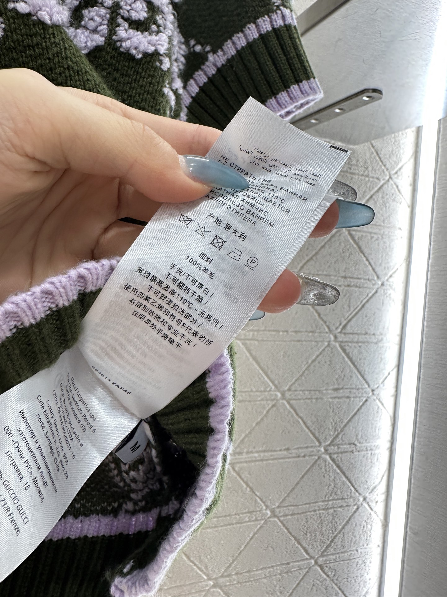 ♥Gucc*♥2025新品上架 圆领提花针织短袖定制YB羊毛纱线织造，质感上乘，穿搭舒适，圆领针织短袖版