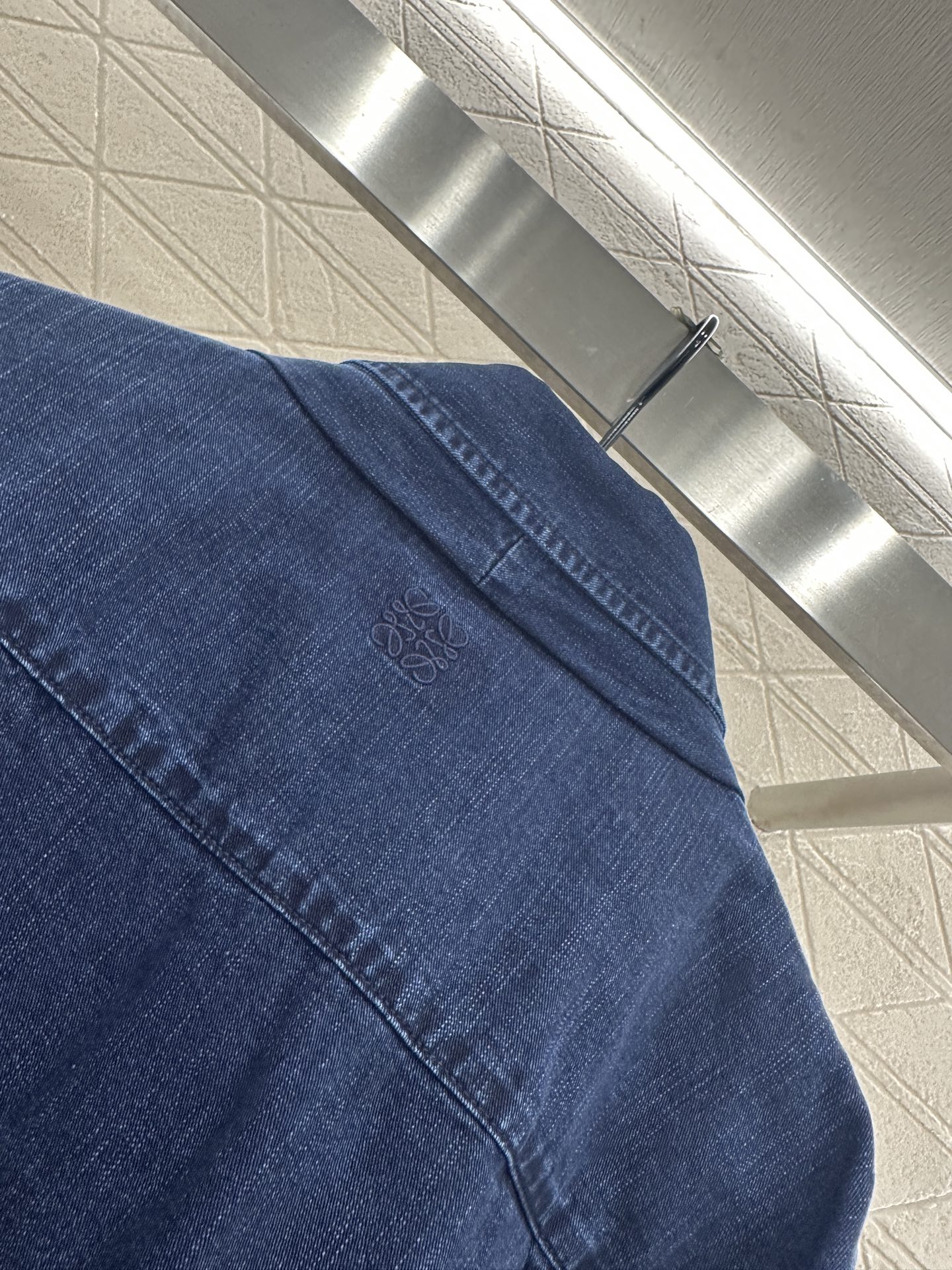 ♥Loew*♥2025新品上架 牛仔衬衫灯笼九分裤套装定制YB斜纹棉牛仔材质，舒适柔软，透气好穿，水洗做