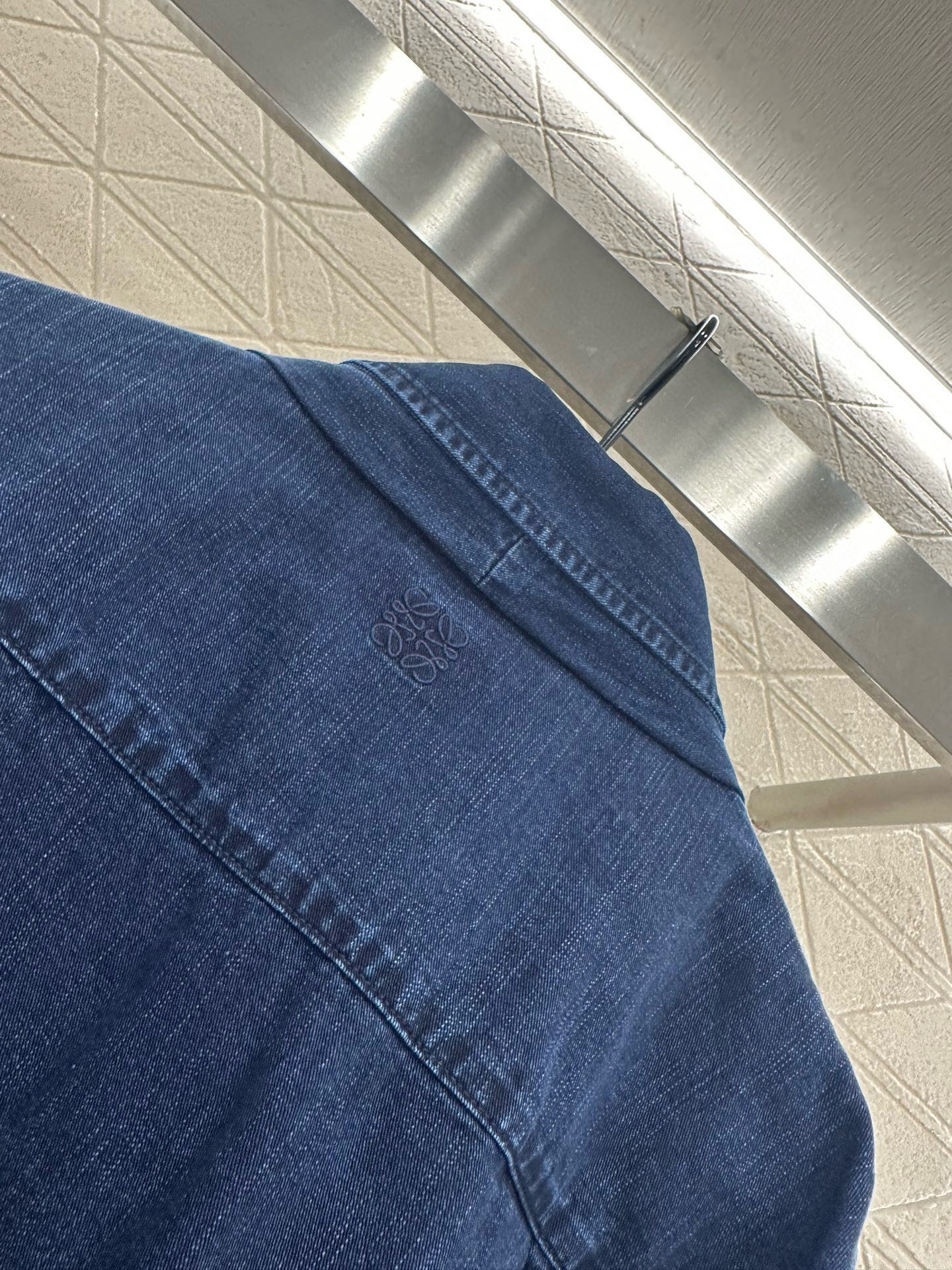 ♥Loew*♥2025新品上架 牛仔衬衫灯笼九分裤套装定制YB斜纹棉牛仔材质，舒适柔软，透气好穿，水洗做