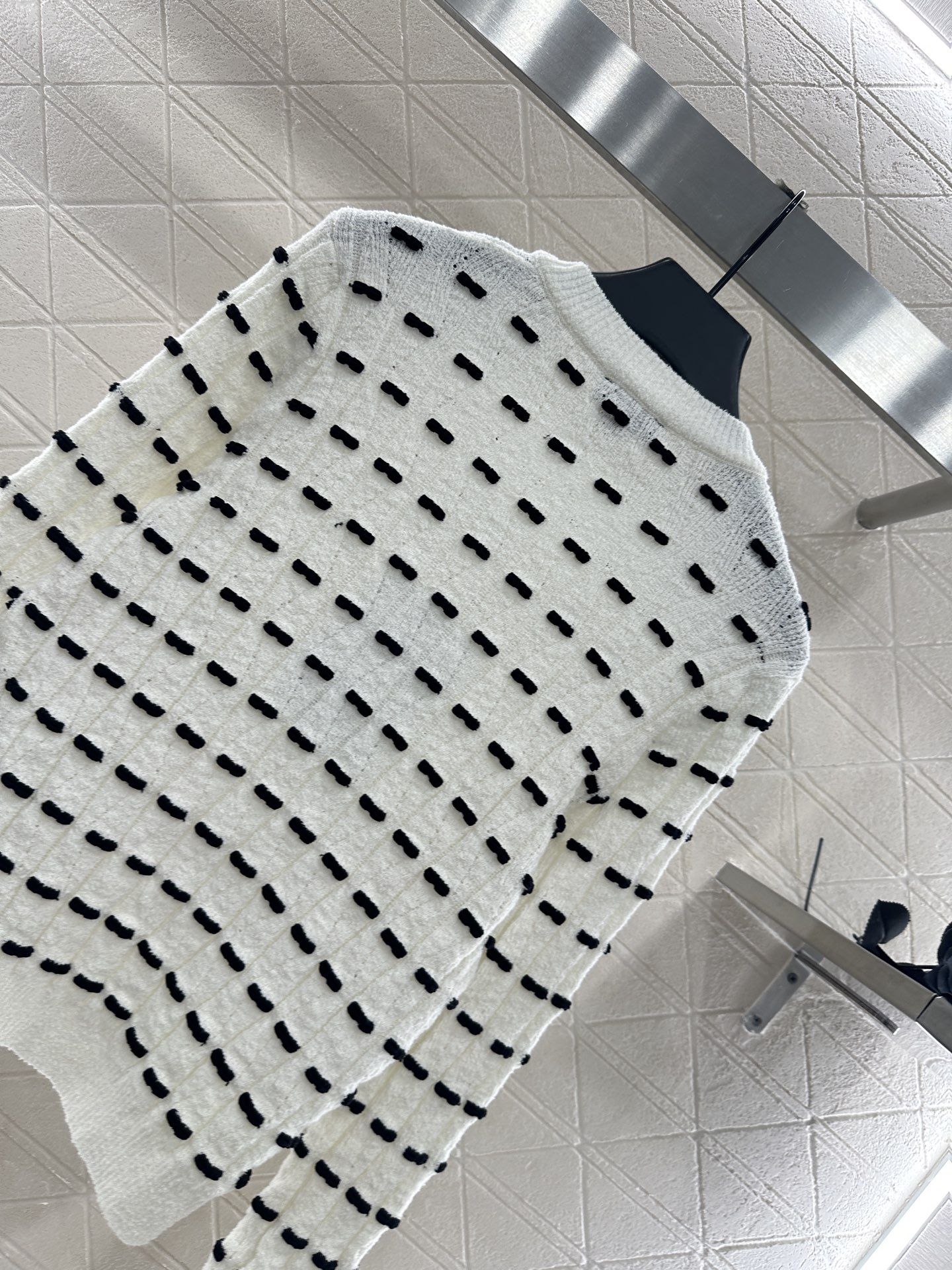 ♥Chane*♥2025新品上架 蝴蝶结针织长袖上衣定制YB羊毛纱线织造，质感高级舒适，套头针织毛衣剪裁