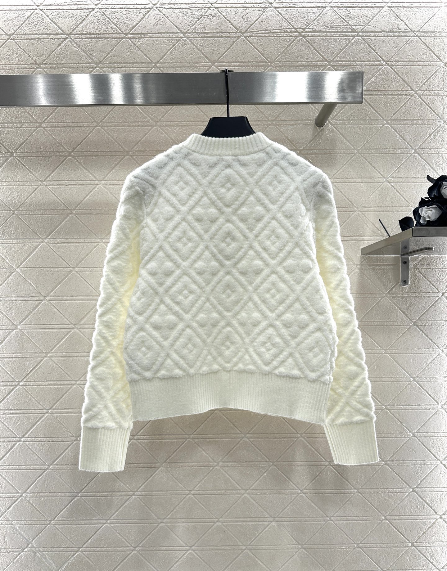 ♥Louis Vuitto*♥2025新品上架 提花针织开衫定制YB羊绒羊毛纱线织造，提花工艺处理，呈现