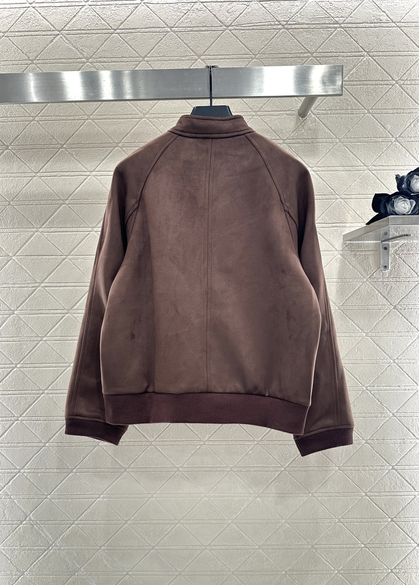 ♥Celin*♥2025新品上架 麂皮飞行夹克外套定制YB棉麂皮材质，质感光泽，肌理明显，拉链夹克外套版