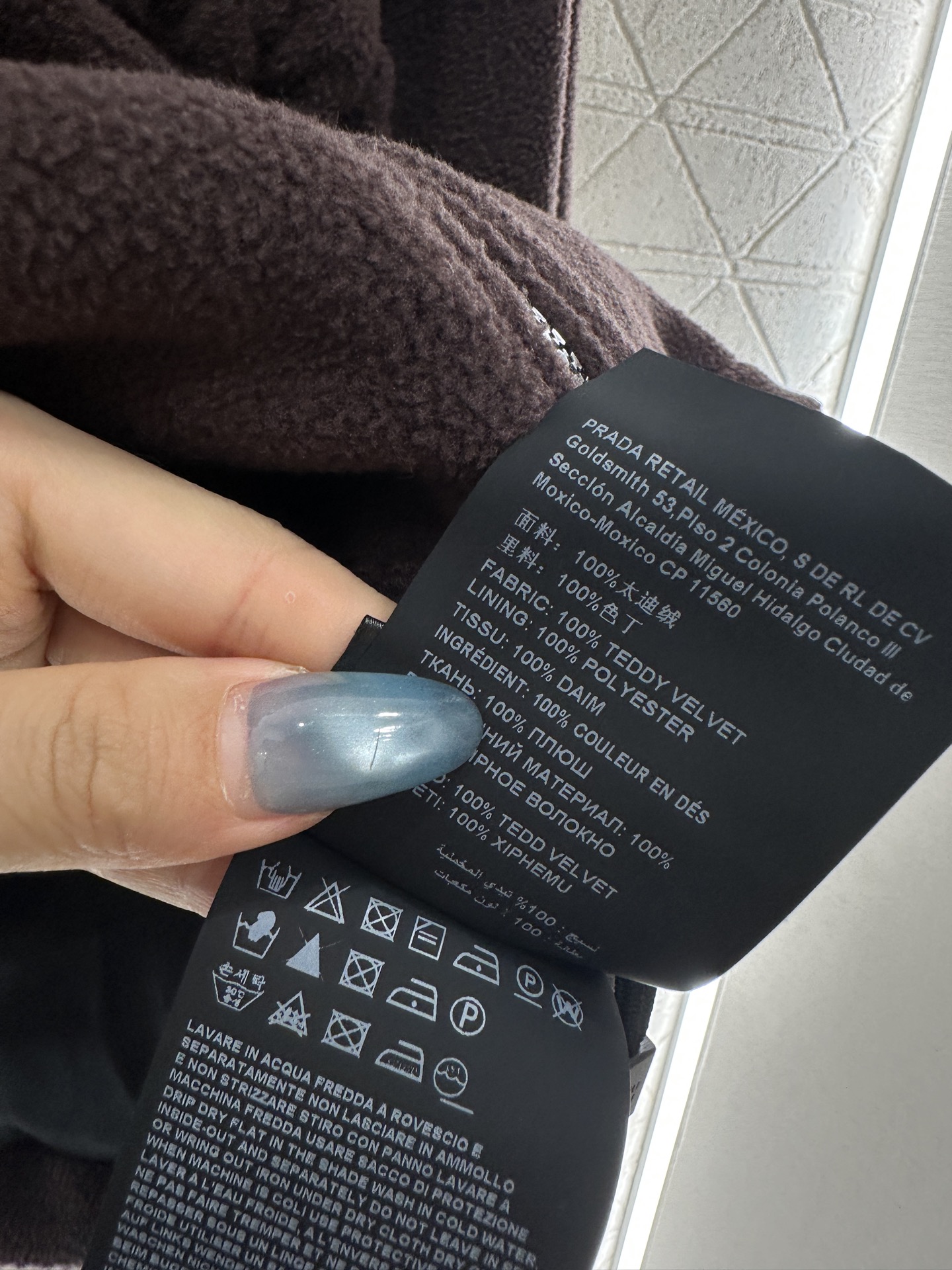 ♥Miumi*♥2025新品上架 泰迪毛绒连帽中长款外套定制YB进口摇粒绒材质，毛绒肌理，舒适保暖，连帽