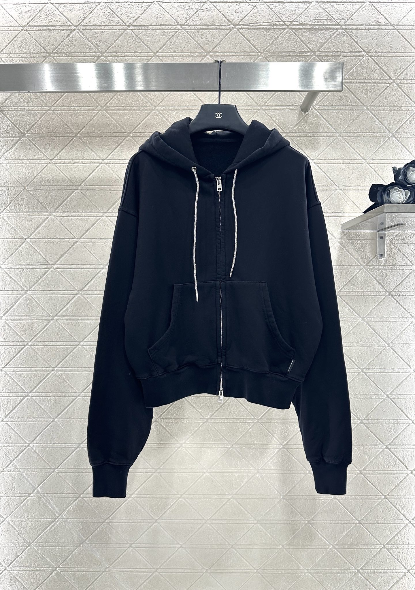 ♥Alexader wan*♥2025新品上架 连帽外套长裤套装定制YB斜纹全棉材质，质感光泽，品相高级