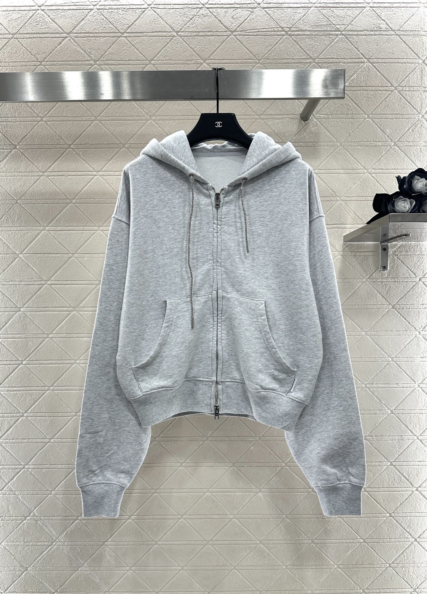 ♥Alexader wan*♥2025新品上架 连帽外套长裤套装定制YB斜纹全棉材质，质感光泽，品相高级