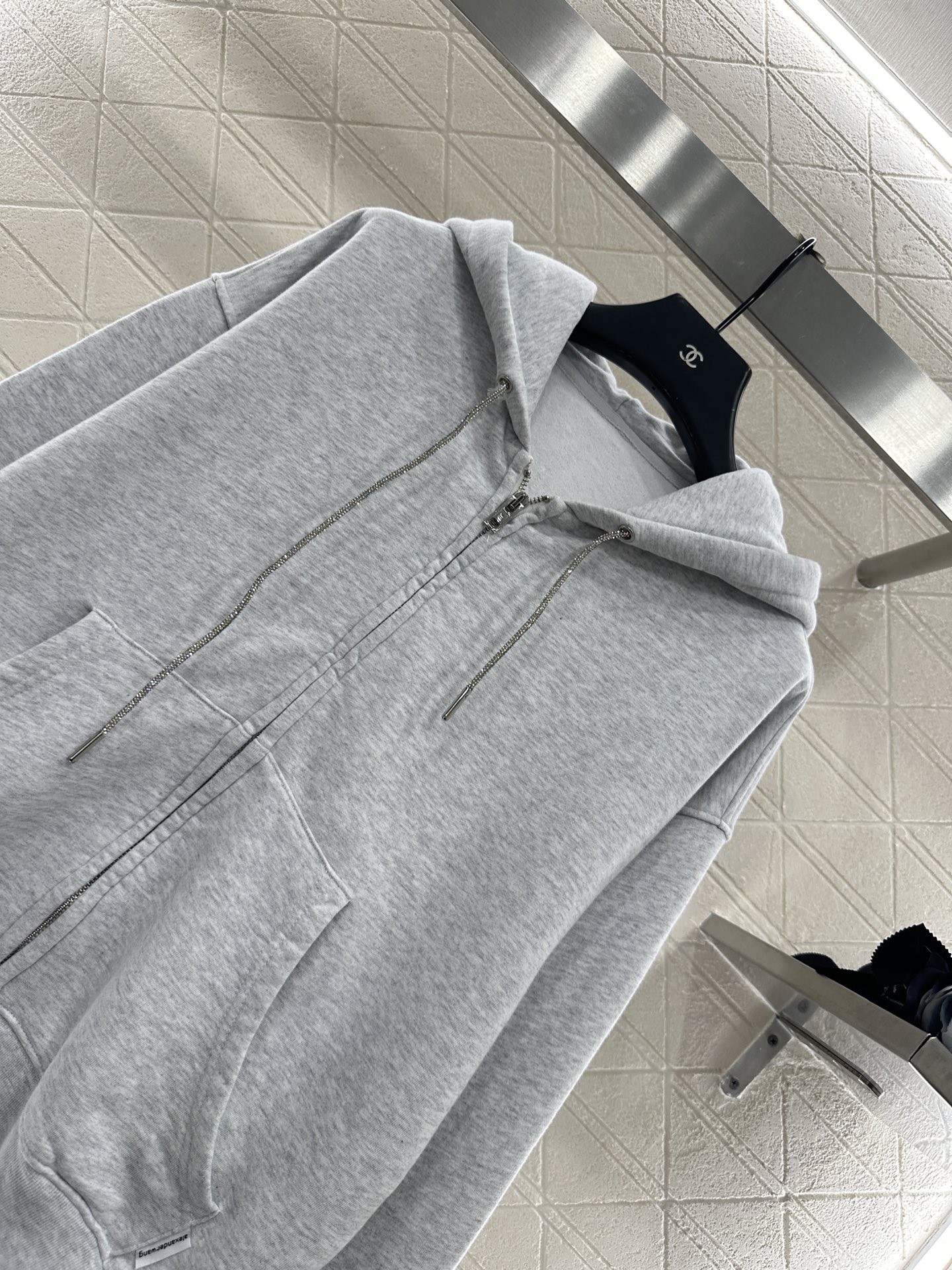 ♥Alexader wan*♥2025新品上架 连帽外套长裤套装定制YB斜纹全棉材质，质感光泽，品相高级