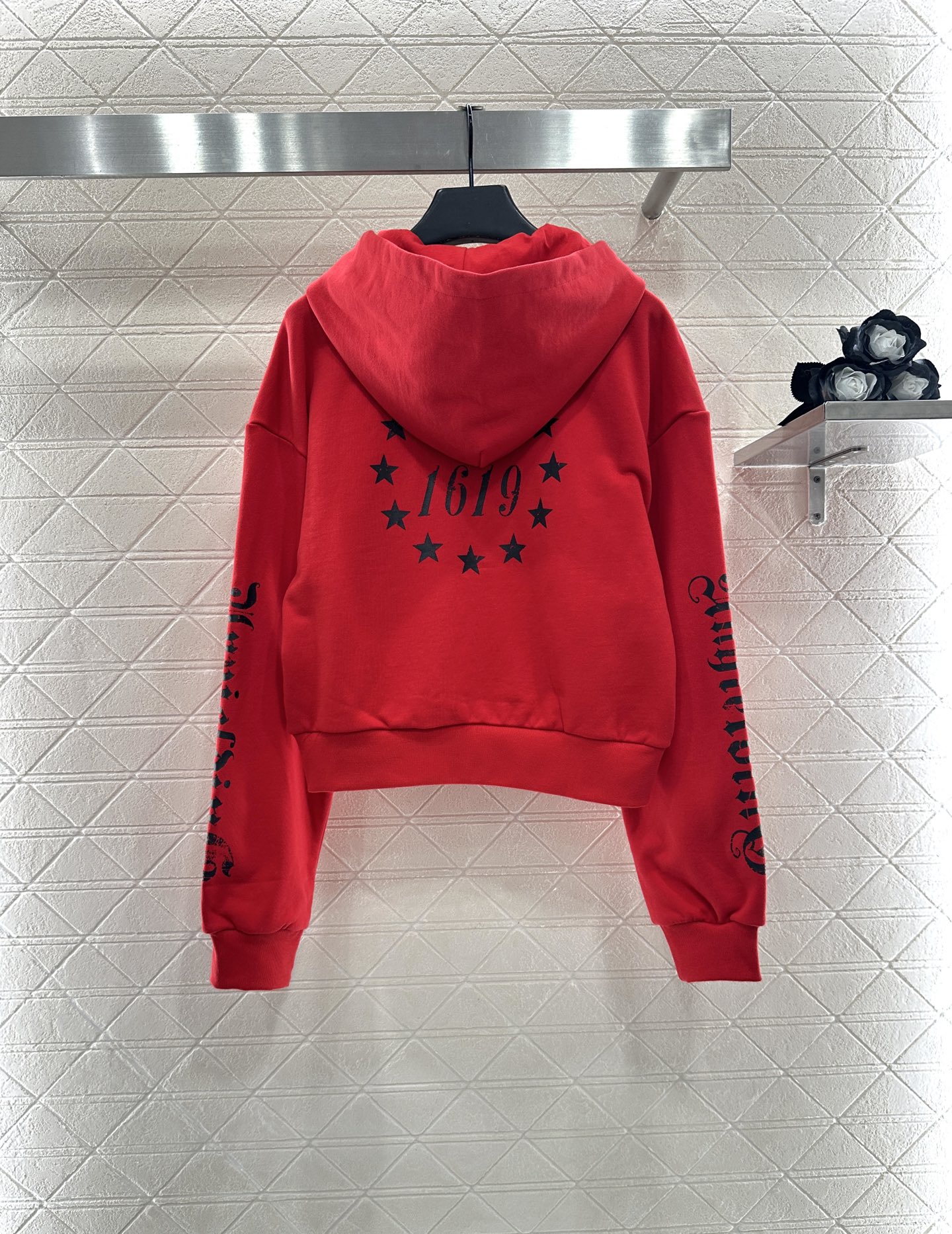 ♥Chrome hear*♥2025新品上架 字母徽标连帽外套长裤套装定制YB斜纹全棉材质，质感光泽，品