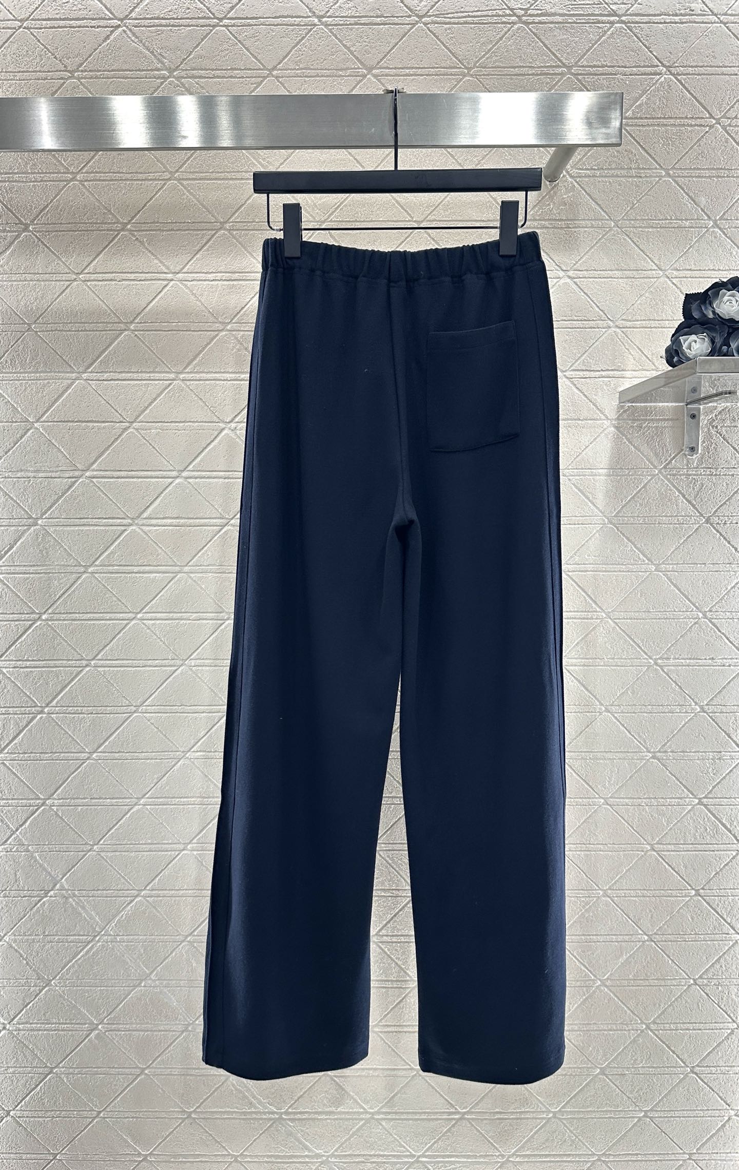 ♥Miumi*♥2025新品上架 螺纹棒球外套长裤套装定制YB进口棉纶材质，质感光泽，垂顺舒适，廓形棒球