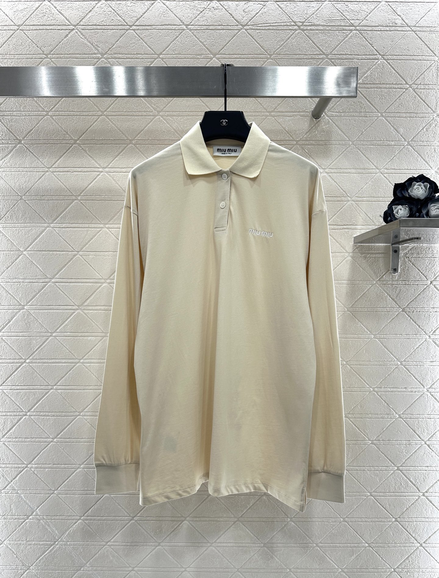 ♥Miumi*♥2025新品上架 𝑃𝑜𝑙𝑜上衣短裤套装定制YB斜纹全棉材质，舒适软糯，穿搭洋气，翻领𝑝𝑜