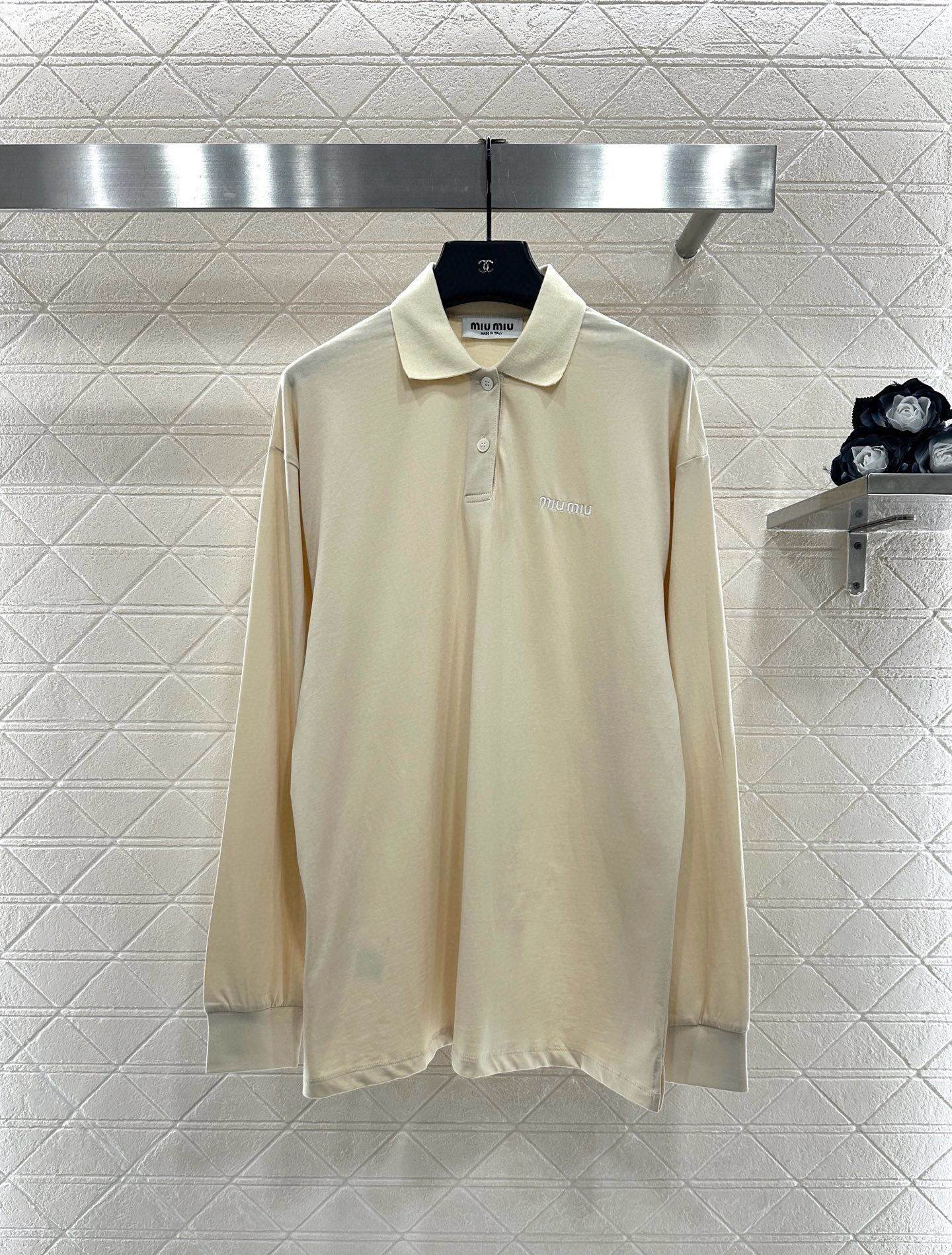 ♥Miumi*♥2025新品上架 𝑃𝑜𝑙𝑜上衣短裤套装定制YB斜纹全棉材质，舒适软糯，穿搭洋气，翻领𝑝𝑜