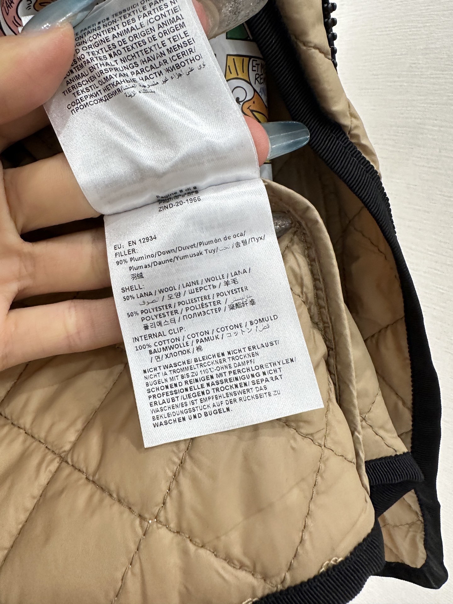 ♥Moncle*♥2025新品上架 格纹夹棉假两件马甲背心定制YB斜纹全棉➕防水尼龙材质,质感高级,穿搭