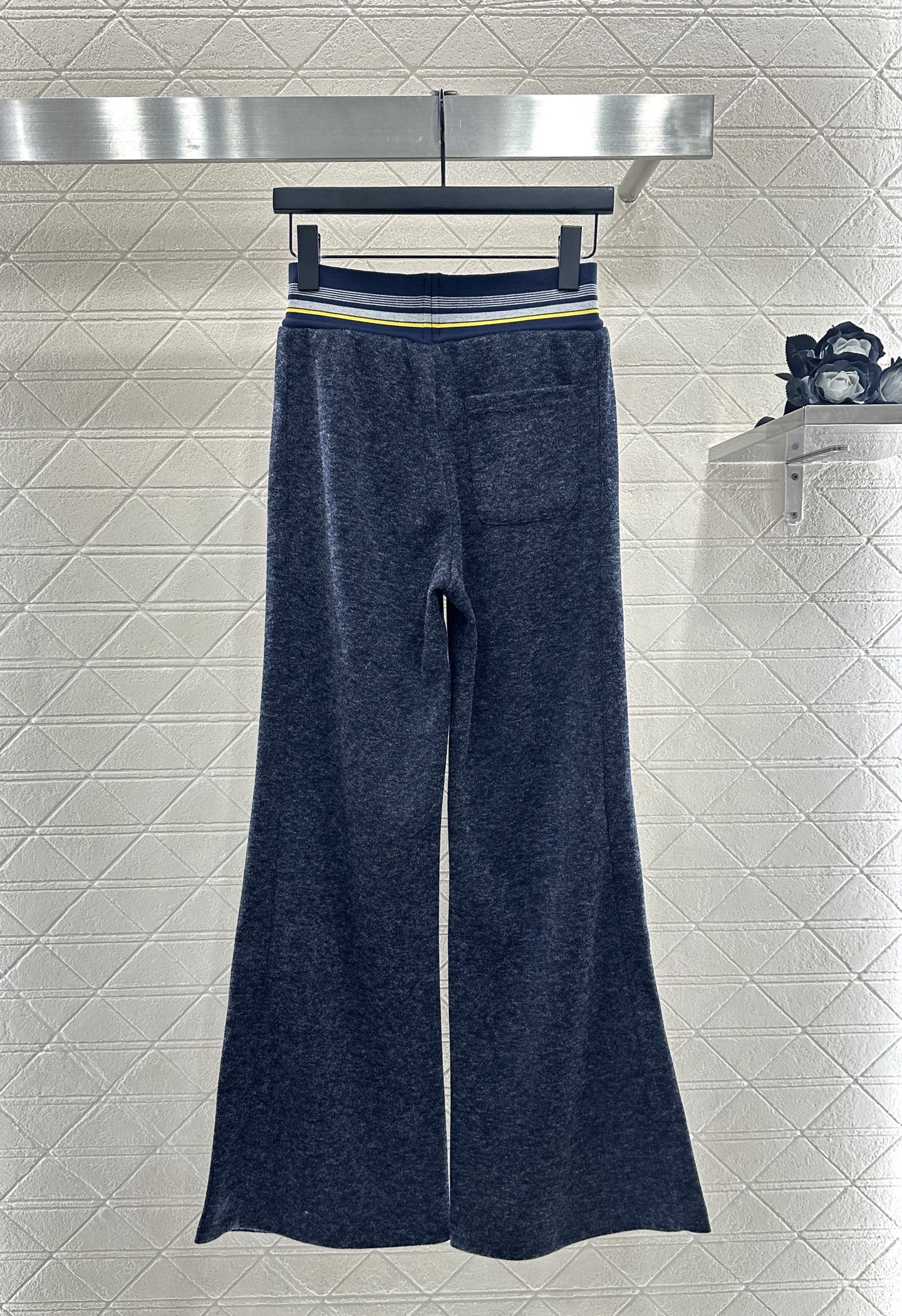 ♥Miumi*♥2025新品上架 织带拼接连帽外套长裤套装定制YB进口人棉材质，质感光泽，品相高级，短款