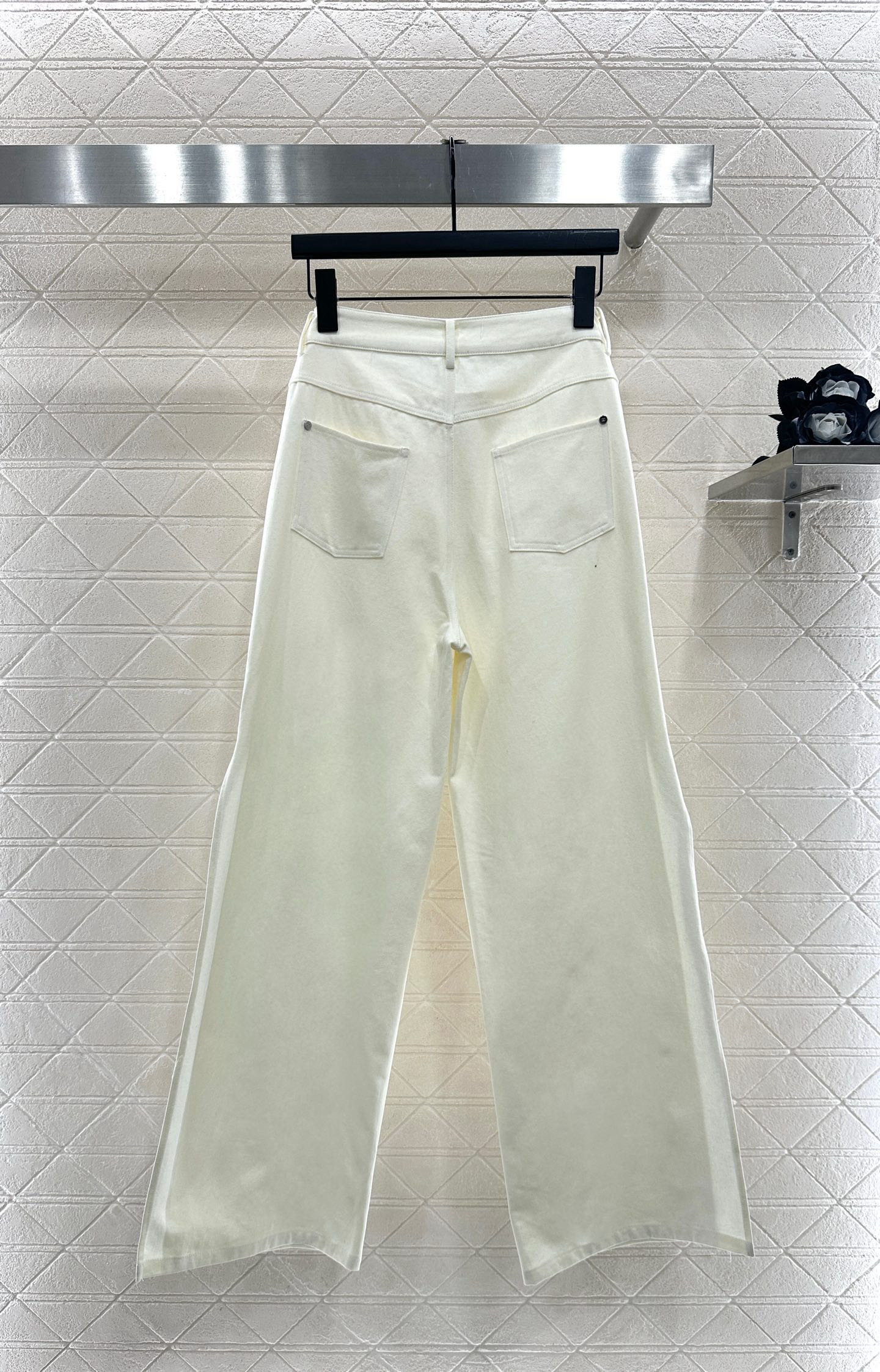 ♥Chane*♥2025新品上架 收腰挂脖背心长裤套装定制YB斜纹全棉材质，质感挺括，舒适光泽，挂脖背心