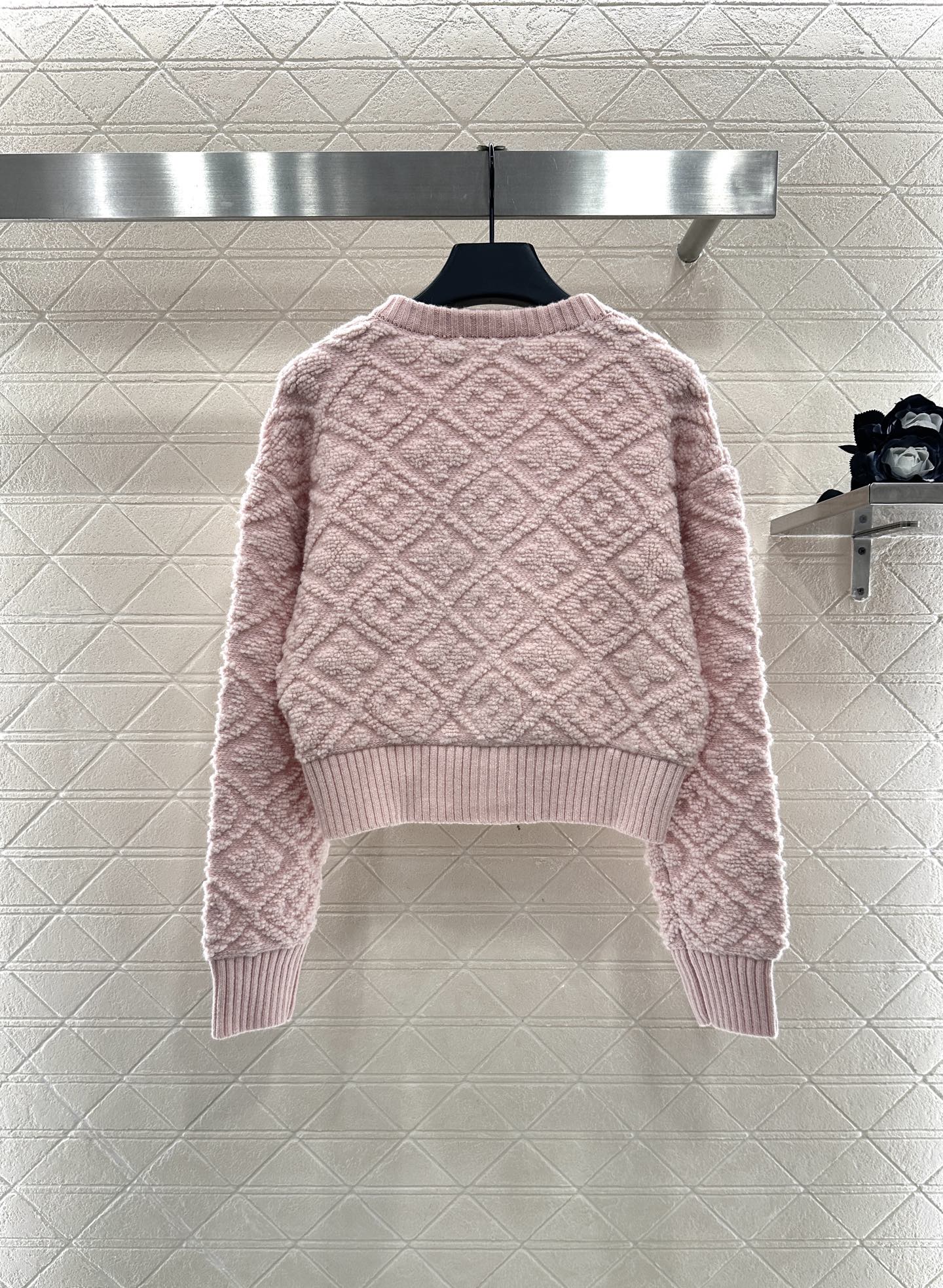 ♥Louis Vuitto*♥2025新品上架 提花针织开衫半裙套装定制YB羊毛纱线织造，提花工艺处理，