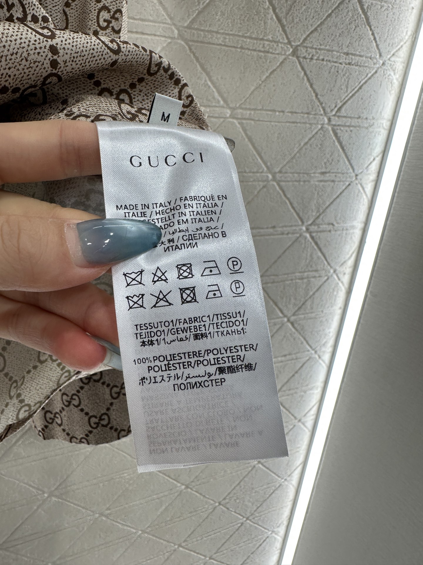 ♥Gucc*♥2025新品上架 系带印花衬衫定制YB进口斜纹稠材质，质感高级，垂顺光泽，翻领衬衫剪裁，直