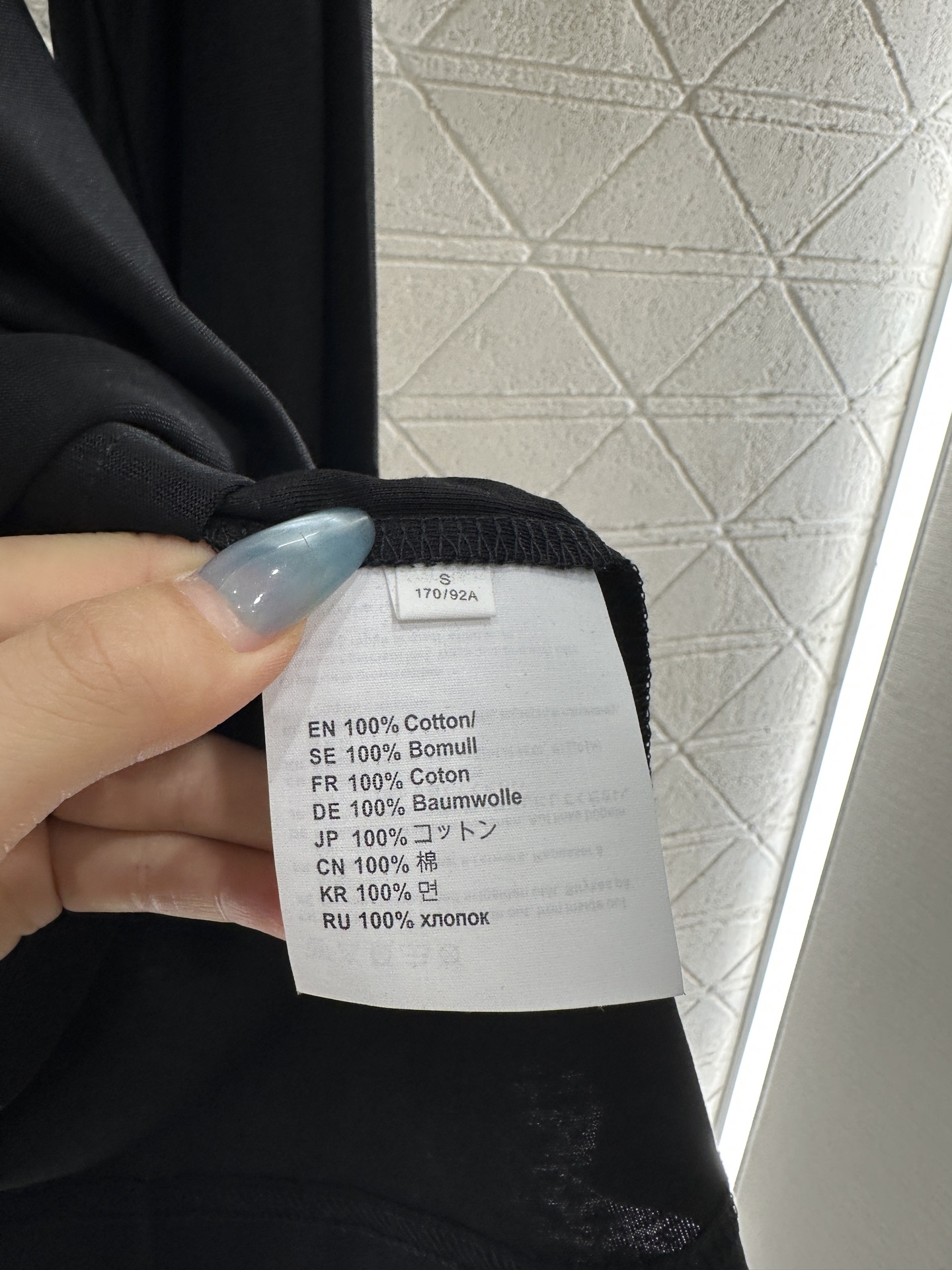 ♥Acne studio*♥2025新品上架 水钻字母长袖上衣定制YB斜纹全棉材质，质感舒适，弹力十足，