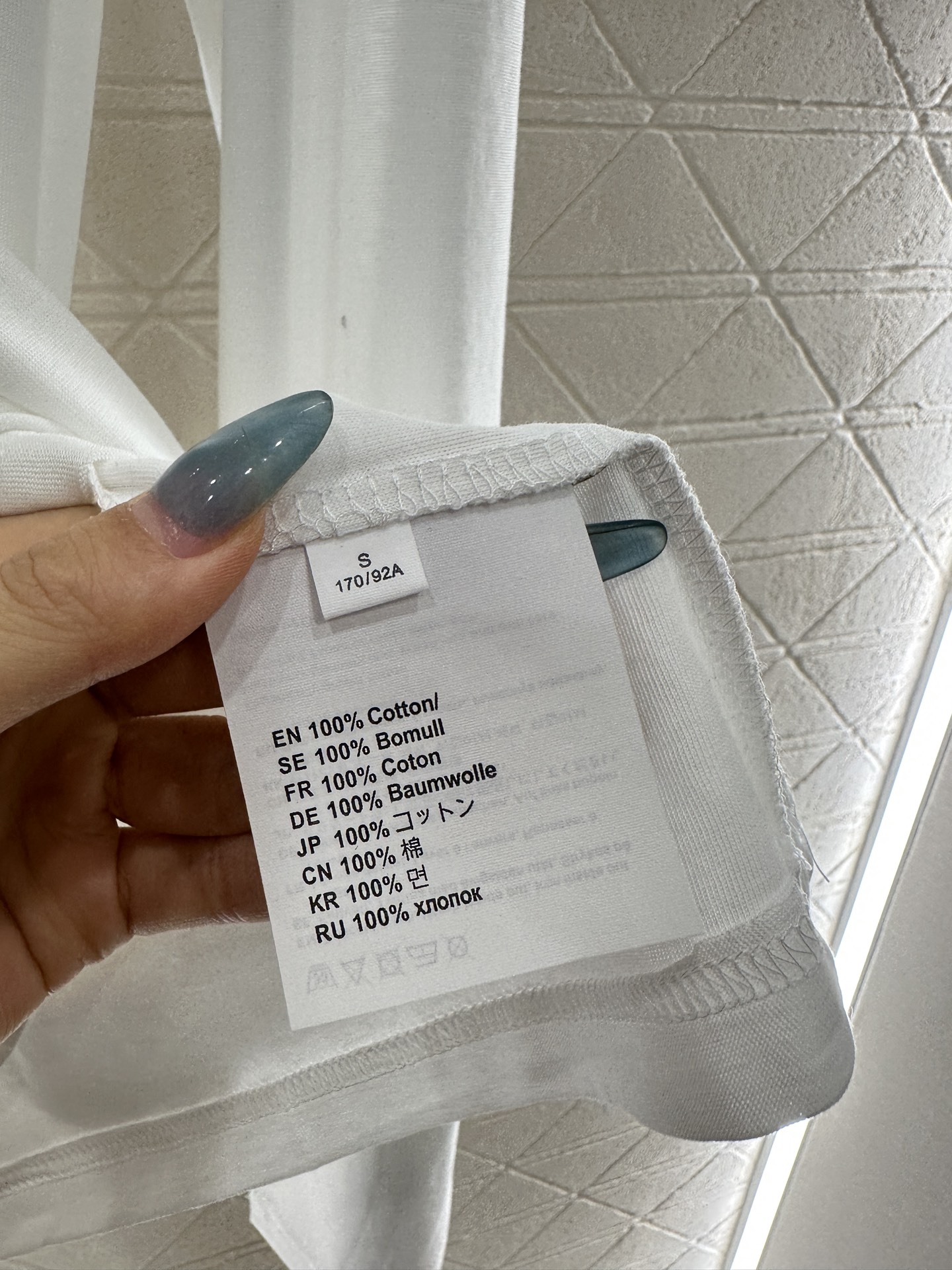 ♥Acne studio*♥2025新品上架 水钻字母长袖上衣定制YB斜纹全棉材质，质感舒适，弹力十足，