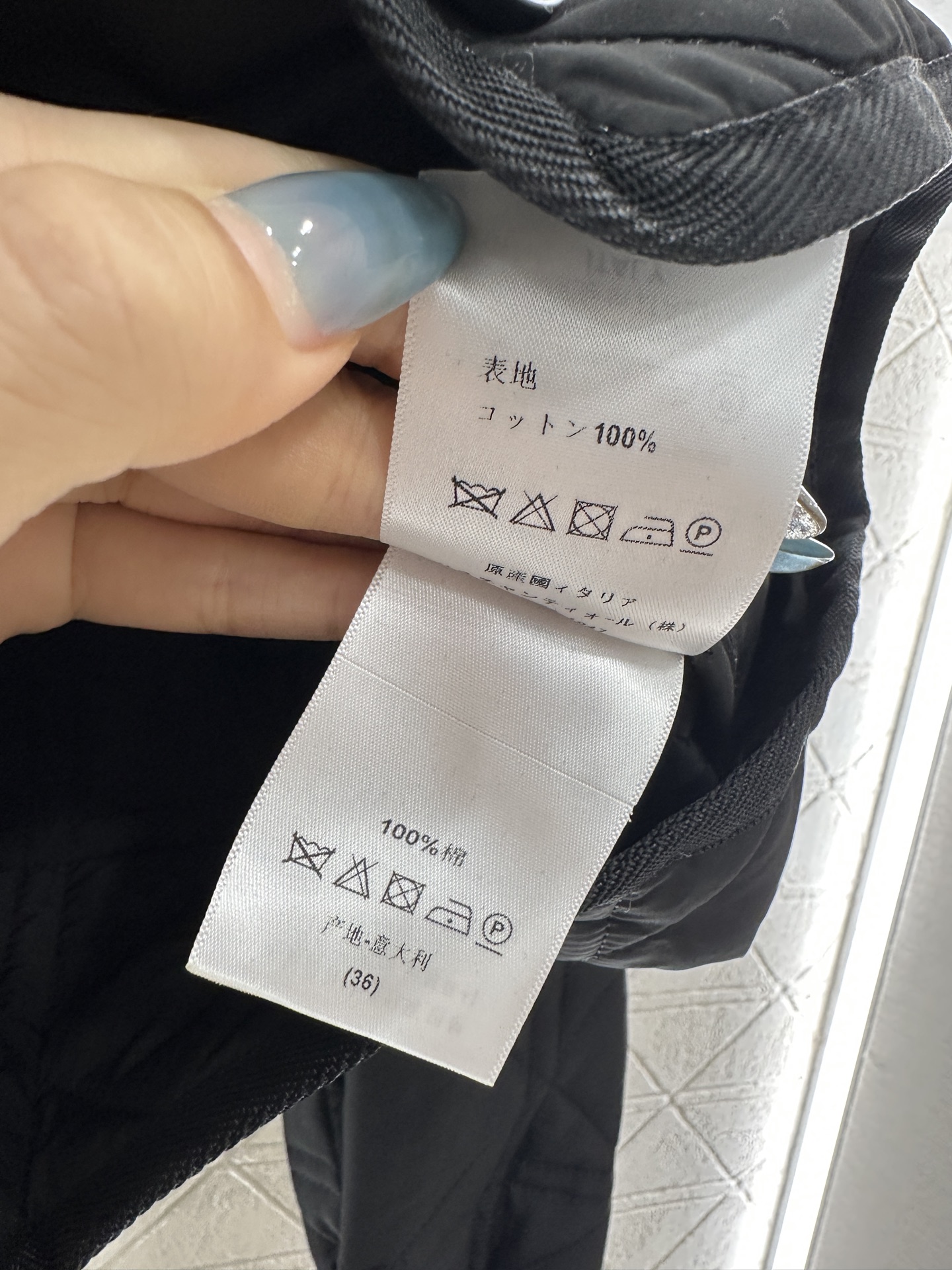 ♥Dio*♥2025新品上架 V领包边藤格纹夹克棉服定制YB防风防水尼龙材质，羽绒棉填充内里，整件轻盈保