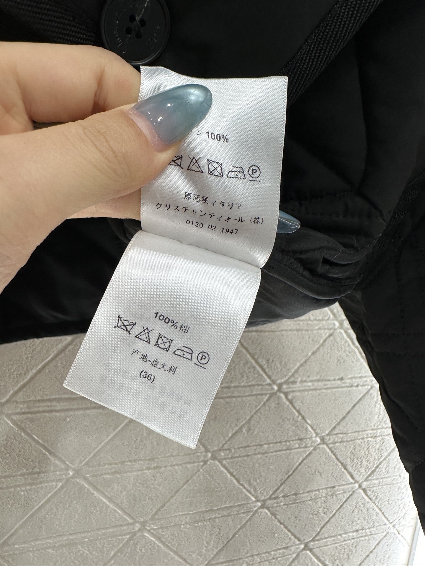 ♥Dio*♥2025新品上架 灯芯绒藤格纹棉服外套定制YB防风防水尼龙材质，羽绒棉填充内里，整件轻盈保暖