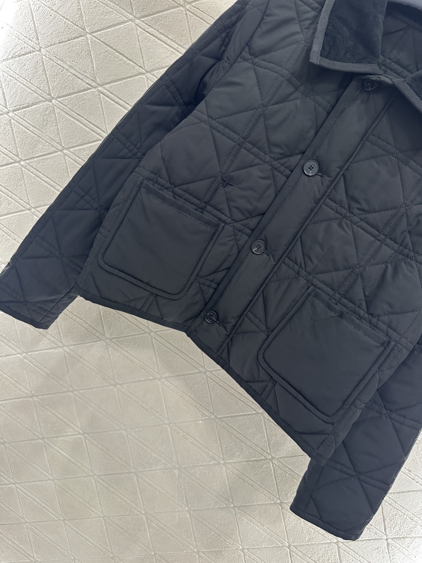 ♥Dio*♥2025新品上架 灯芯绒藤格纹棉服外套定制YB防风防水尼龙材质，羽绒棉填充内里，整件轻盈保暖