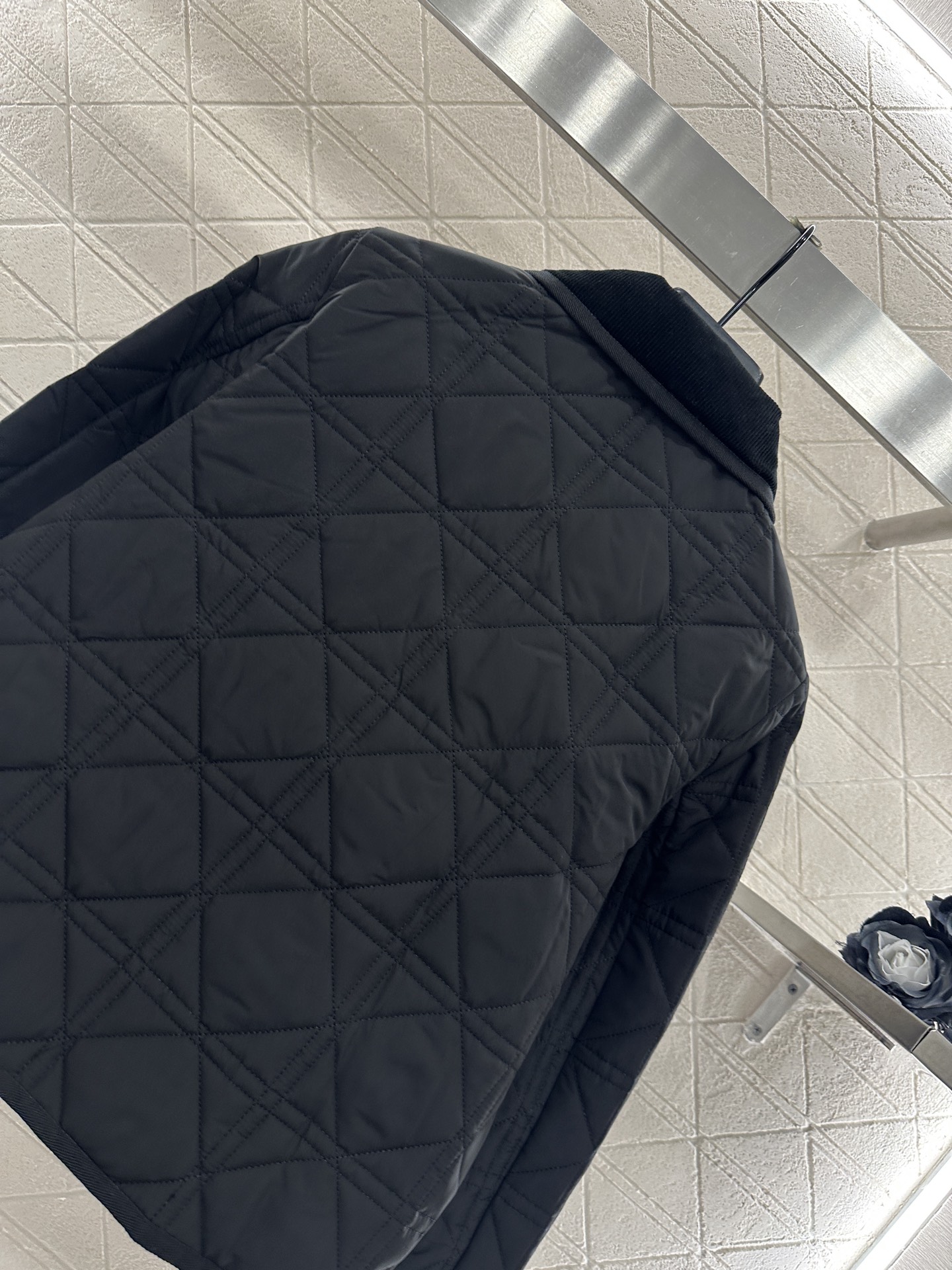 ♥Dio*♥2025新品上架 灯芯绒藤格纹棉服外套定制YB防风防水尼龙材质，羽绒棉填充内里，整件轻盈保暖