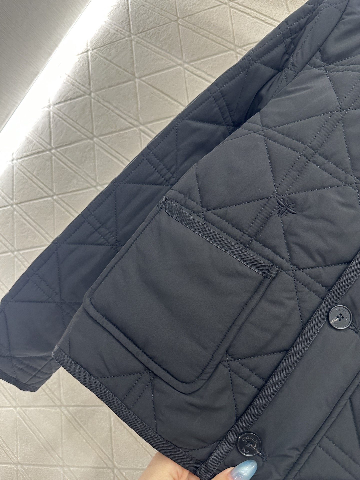 ♥Dio*♥2025新品上架 灯芯绒藤格纹棉服外套定制YB防风防水尼龙材质，羽绒棉填充内里，整件轻盈保暖