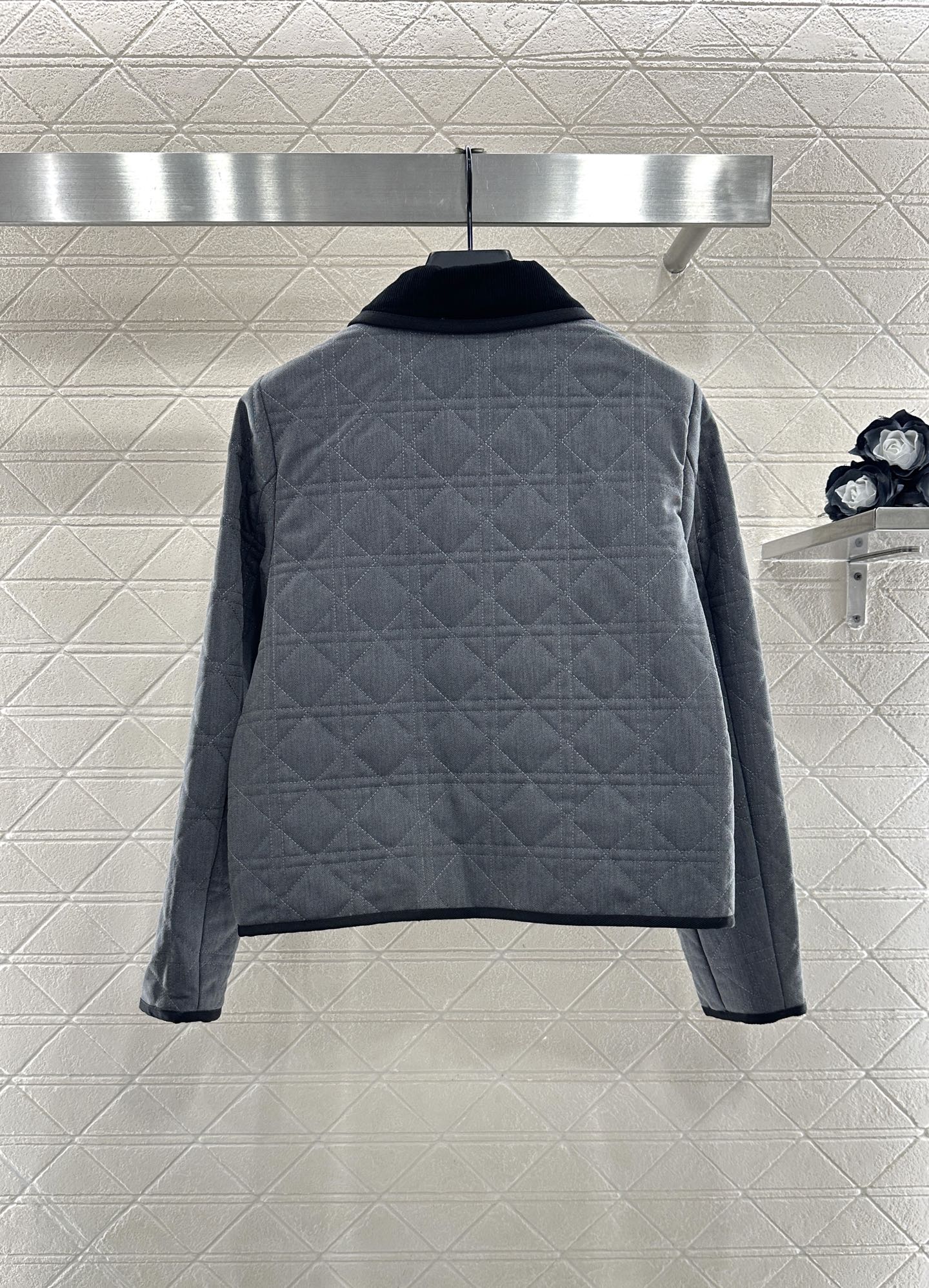 ♥Dio*♥2025新品上架 灯芯绒藤格纹棉服外套定制YB防风防水尼龙材质，羽绒棉填充内里，整件轻盈保暖