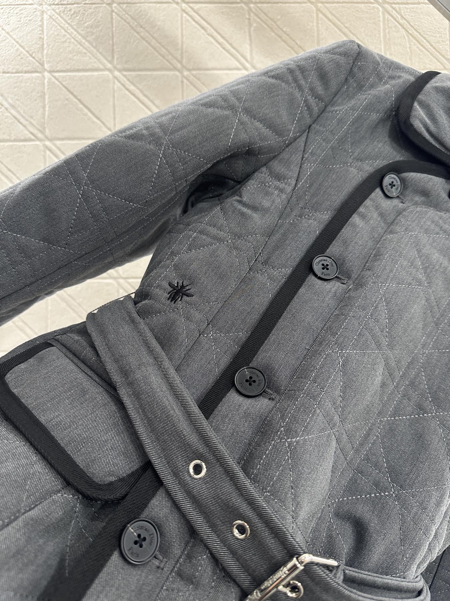 ♥Dio*♥2025新品上架 藤格纹棉服外套半裙套装定制YB防风防水尼龙材质，羽绒棉填充内里，整件轻盈保