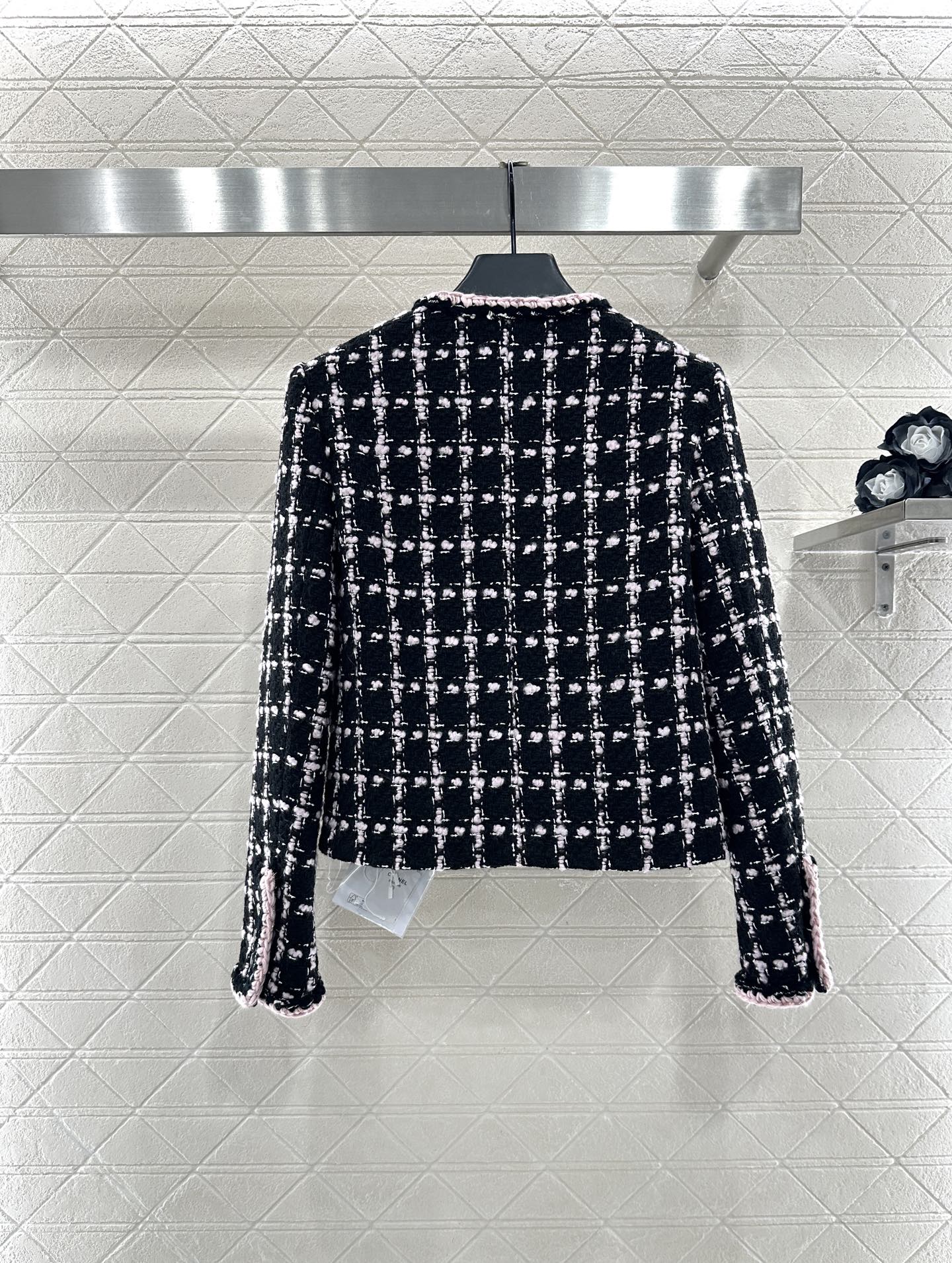 ♥Chane*♥2025新品上架 粗纺捆边洋装外套定制YB进口粗纺羊毛呢材质，肌理明显，毛料肉眼可见 ，