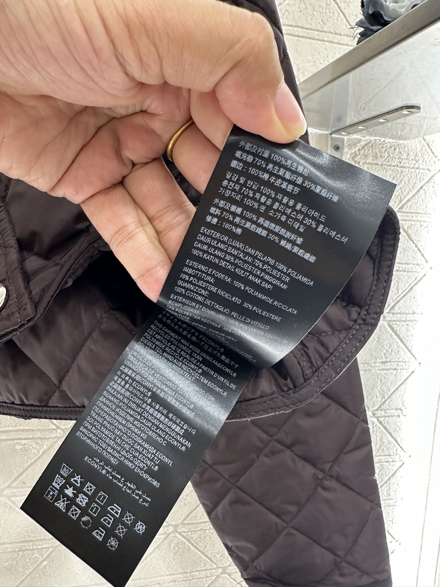 ♥Prad*♥2025新品上架 灯芯绒领短款棉服外套定制YB进口防风防水尼龙材质 其工艺还原 升级材质 