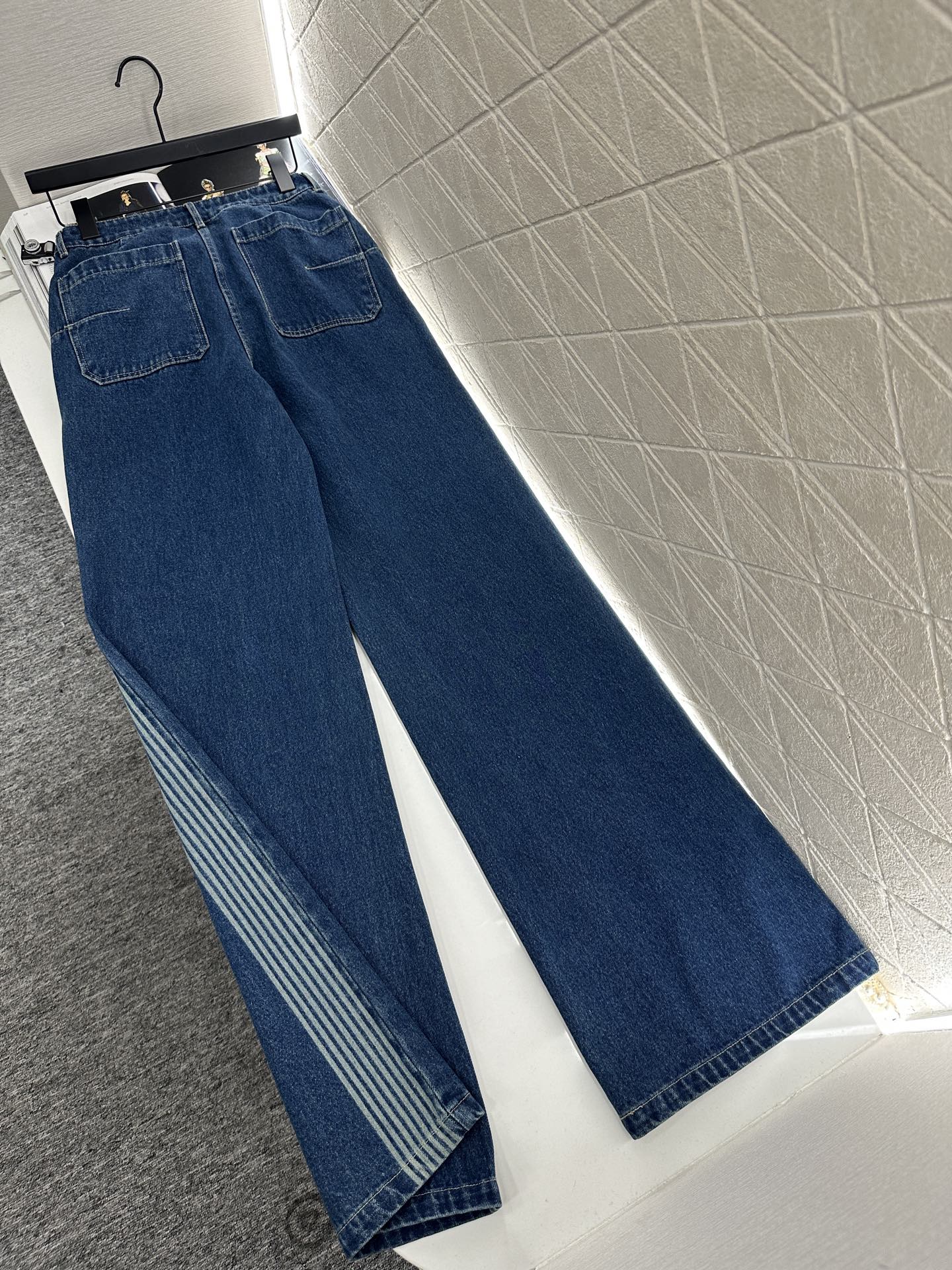 ♥Dio*♥2025新品上架可拆卸翻领牛仔外套长裤套装定制YB斜纹全棉牛仔材质，水洗做旧复古蓝，翻领牛仔