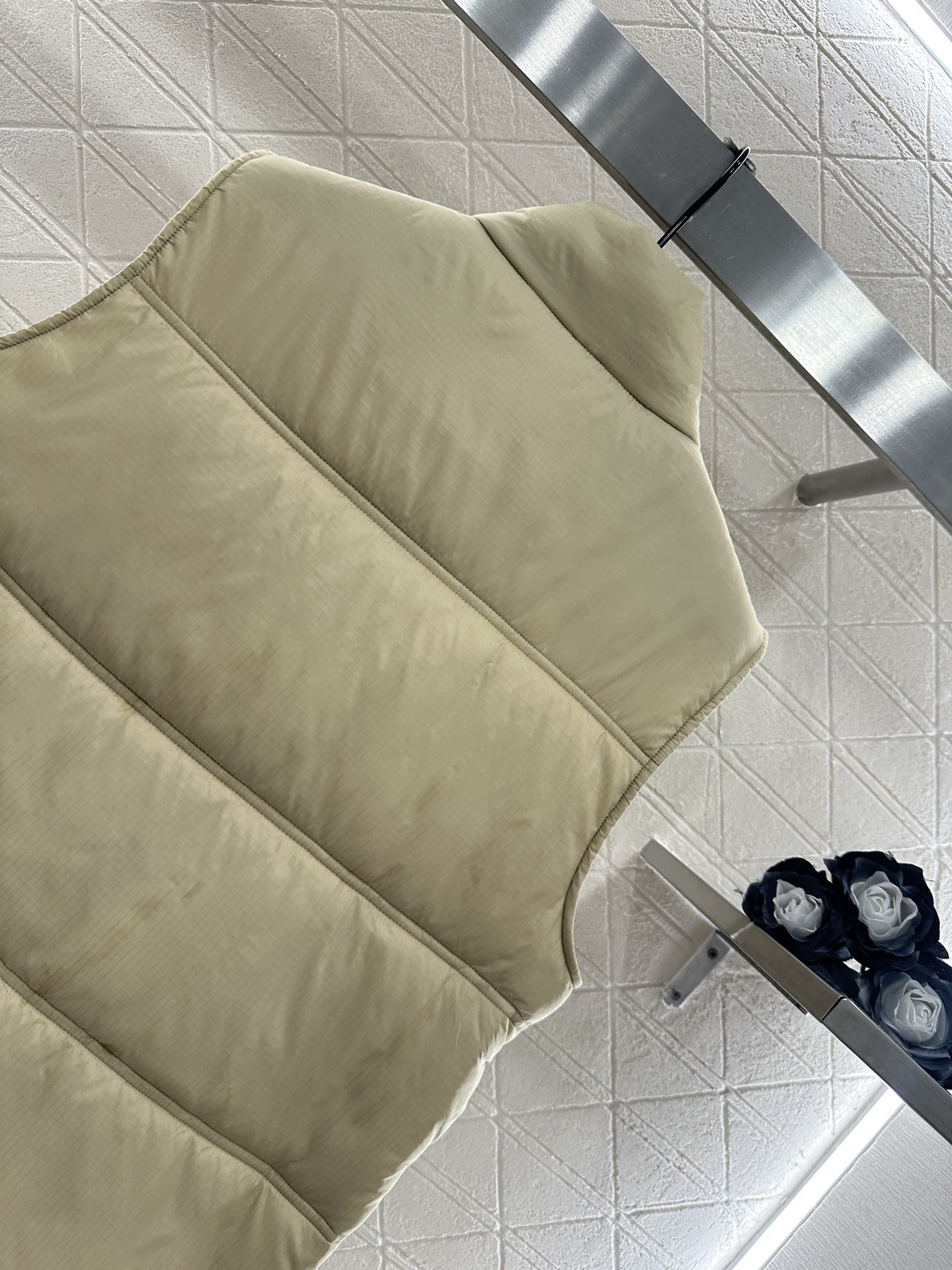 ♥Celin*♥2025新品上架 立领凯旋门棉服马甲定制YB防风防水尼龙材质，羽绒棉填充内里，整件轻盈保