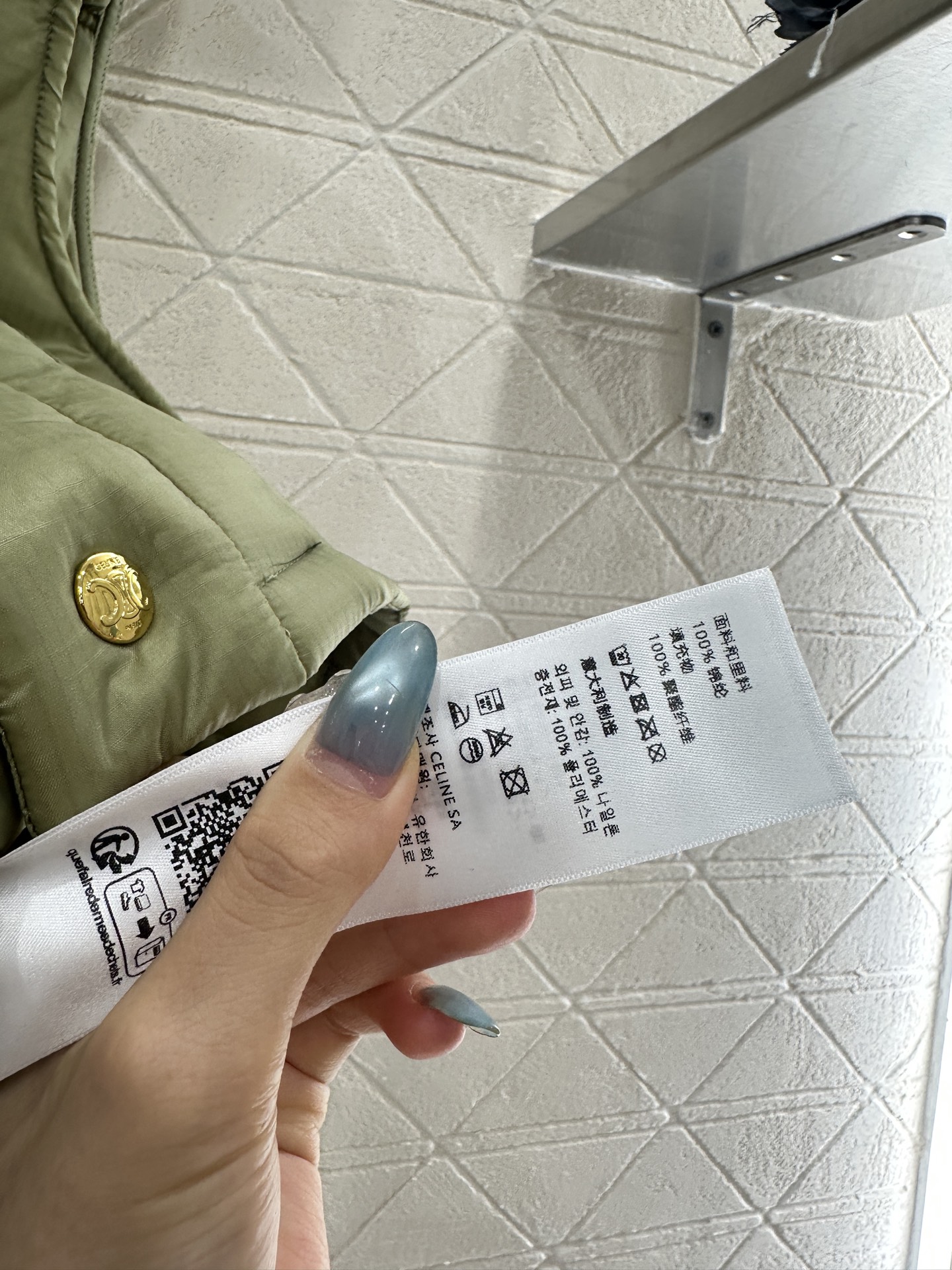 ♥Celin*♥2025新品上架 立领凯旋门棉服马甲定制YB防风防水尼龙材质，羽绒棉填充内里，整件轻盈保