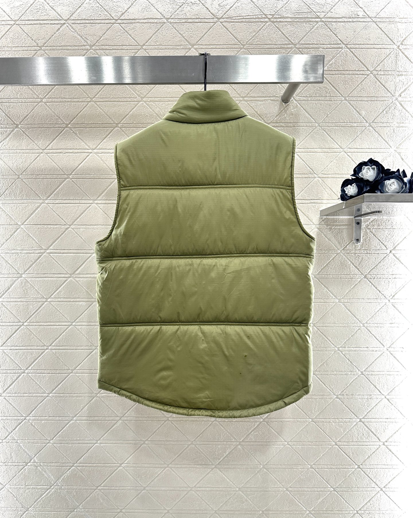 ♥Celin*♥2025新品上架 立领凯旋门棉服马甲定制YB防风防水尼龙材质，羽绒棉填充内里，整件轻盈保