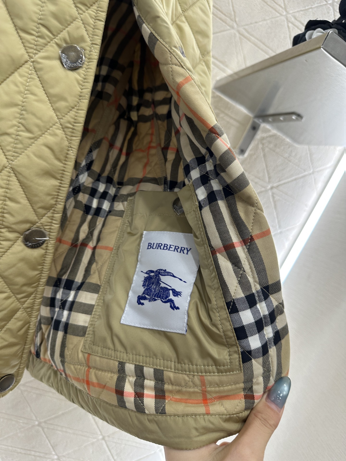 ♥BBR*♥2025新品上架 灯芯绒领藤格纹棉服外套定制YB防风防水尼龙材质，羽绒棉填充内里，整件轻盈保