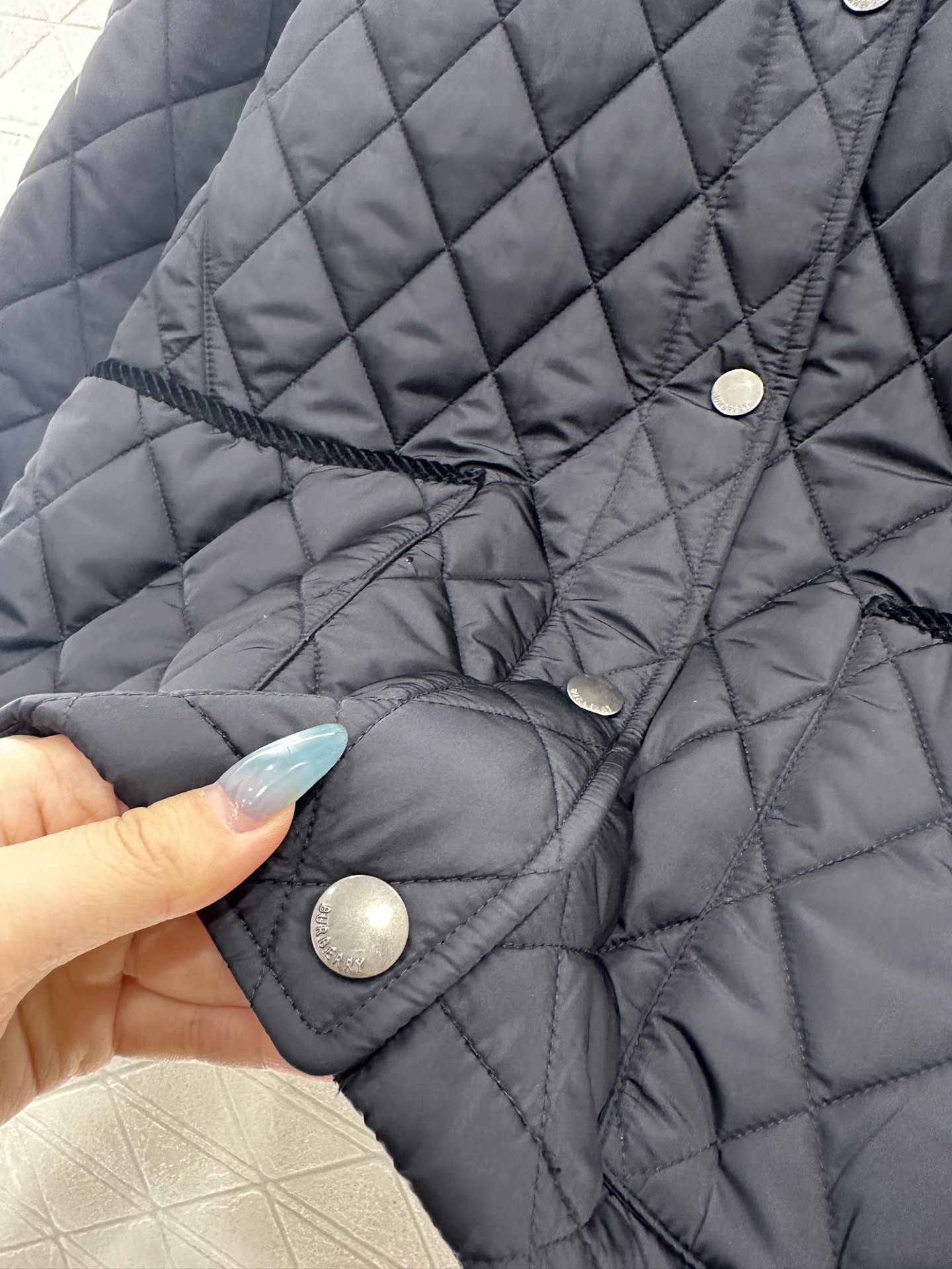 ♥BBR*♥2025新品上架 灯芯绒领藤格纹棉服外套定制YB防风防水尼龙材质，羽绒棉填充内里，整件轻盈保