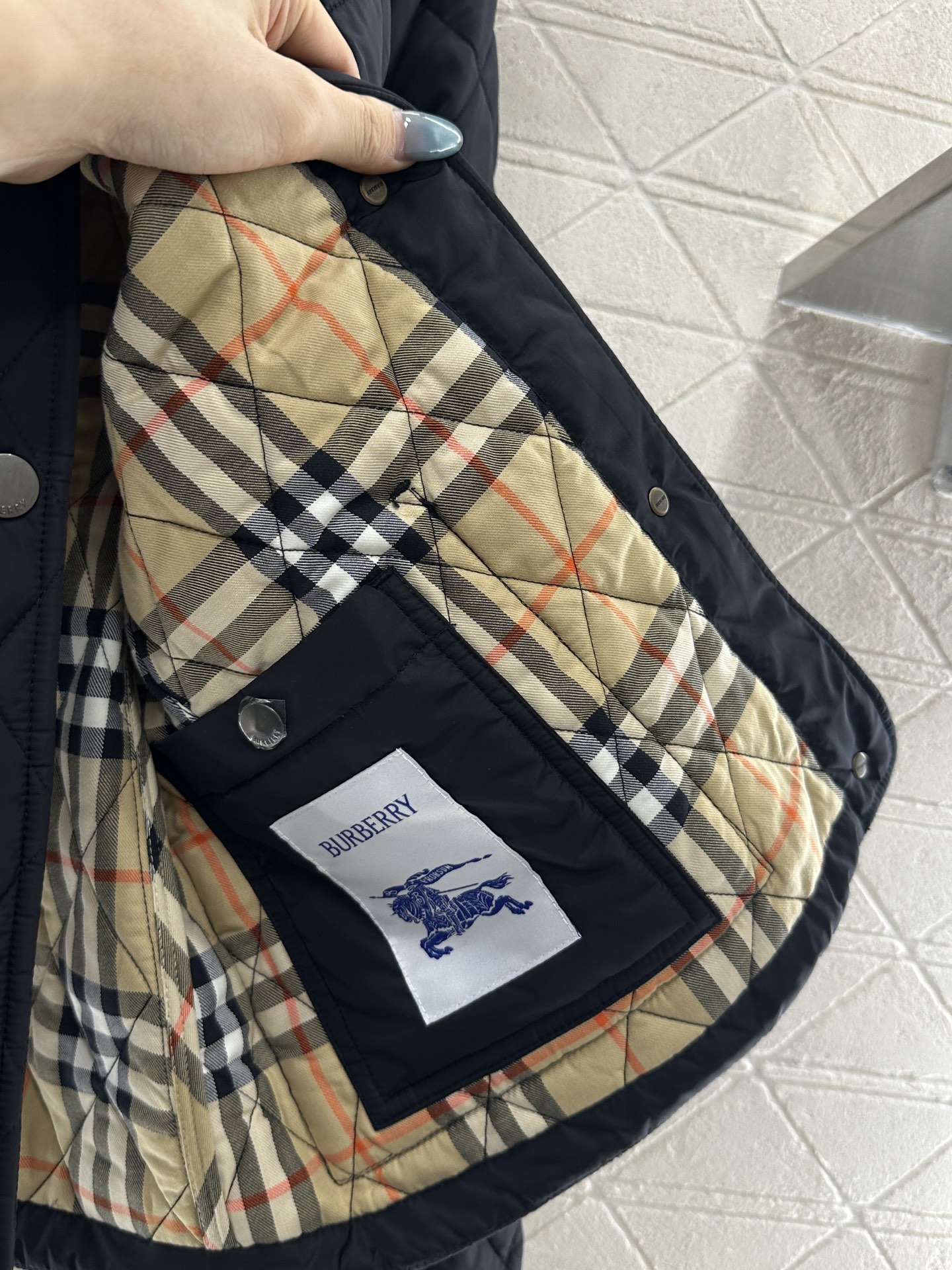 ♥BBR*♥2025新品上架 灯芯绒领藤格纹棉服外套定制YB防风防水尼龙材质，羽绒棉填充内里，整件轻盈保