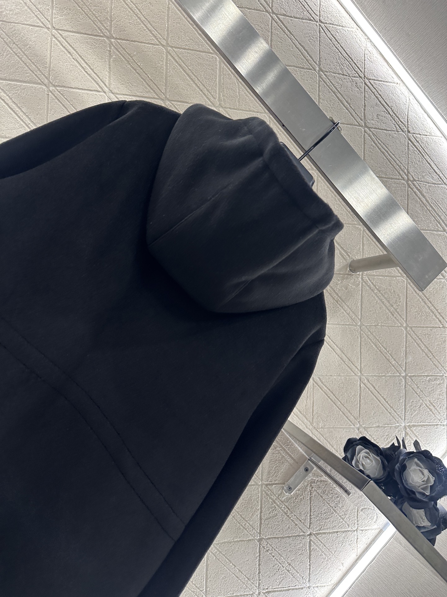 ♥Dio*♥2025新品上架 连帽抽绳棉服外套定制YB进口毛呢材质，肌理明显，质感高级。连帽拉链外套，连