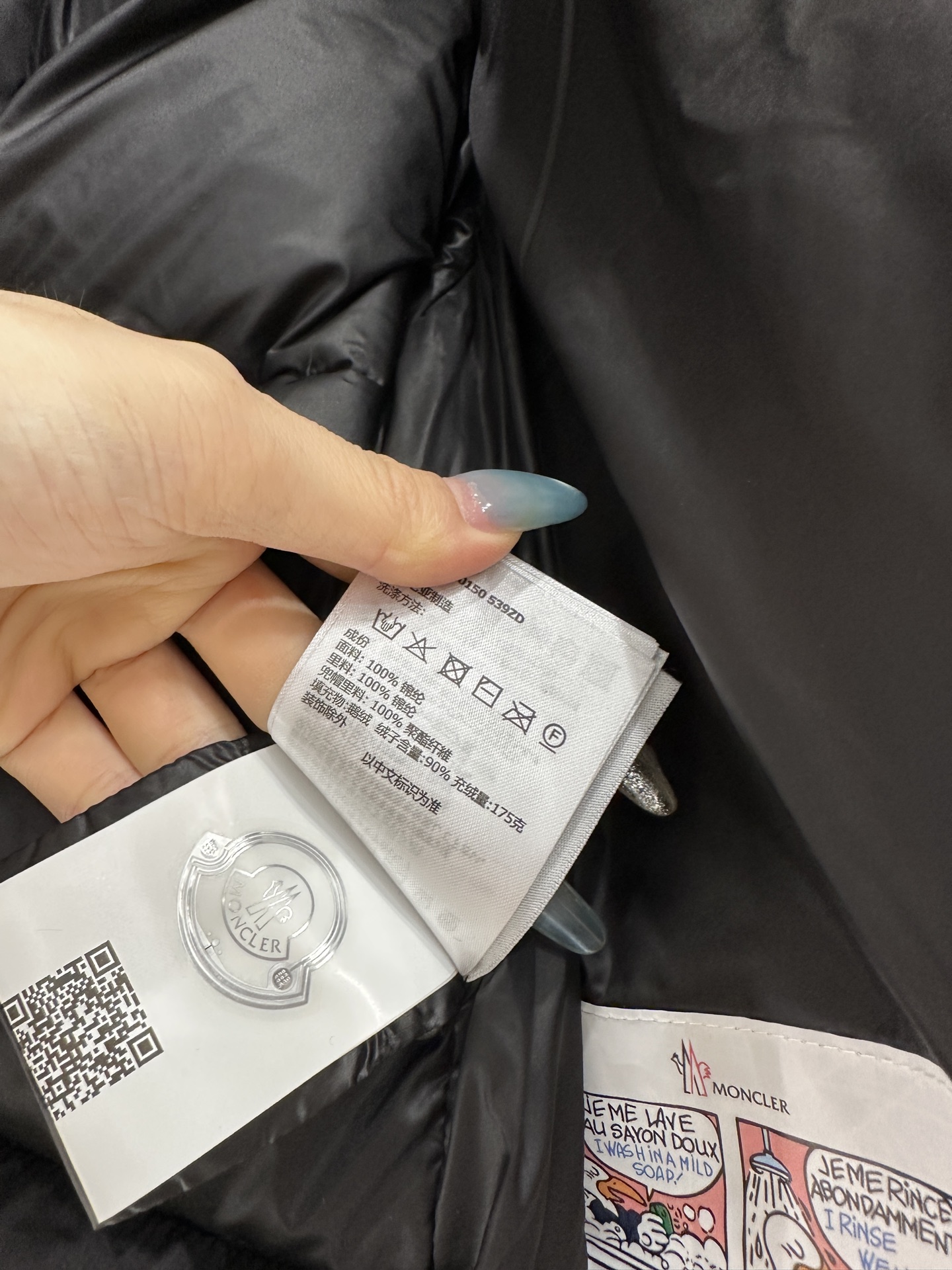 ♥Moncle*♥2025新品上架泰迪羊羔毛可拆卸连帽羽绒外套定制YB防风防水尼龙材质，质感上乘，可拆卸