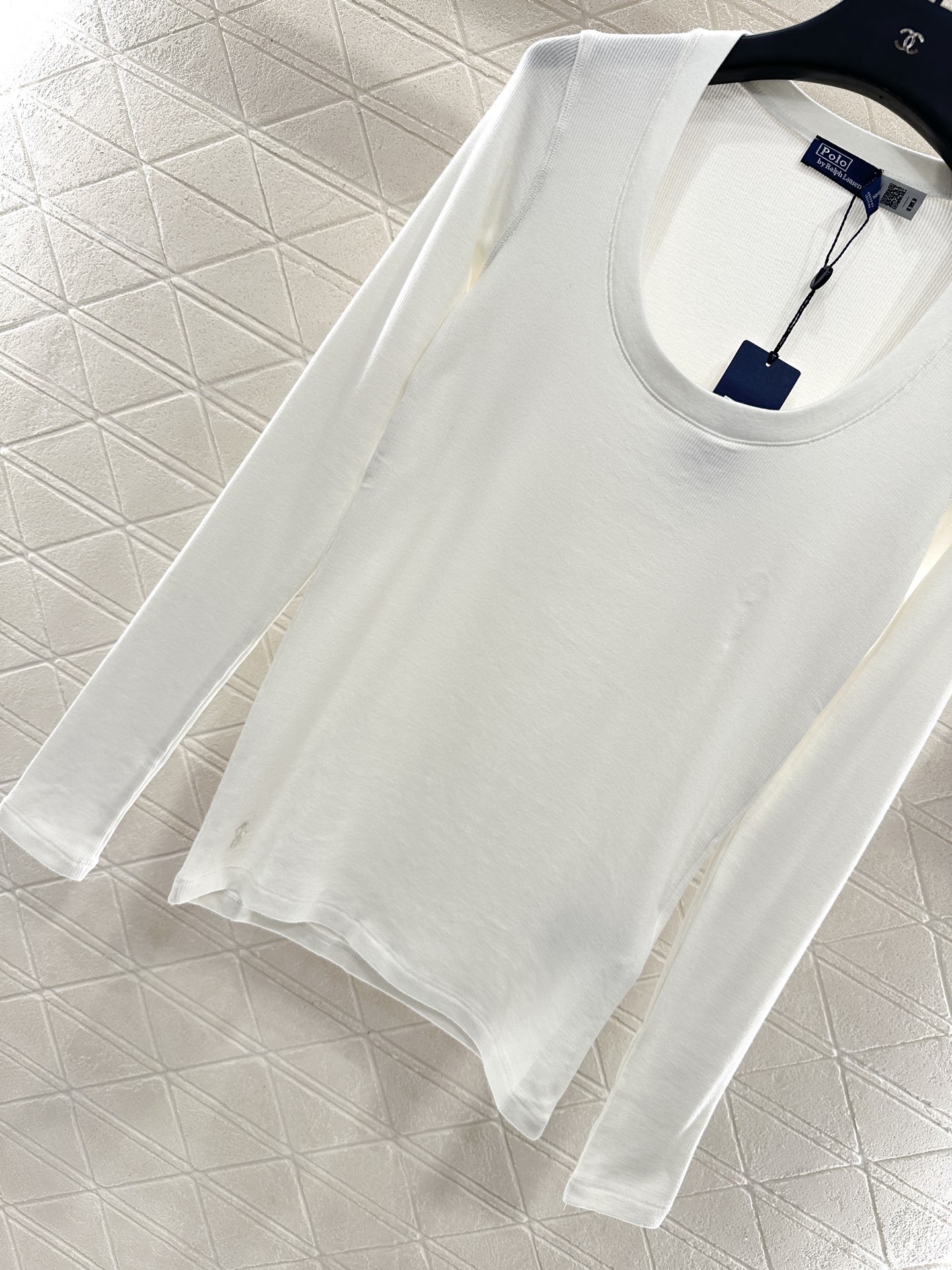 ♥Ralph Lauren*♥2025新品上架 修身U型领打底衫定制YB斜纹棉材质,清透舒适,弹力十足,