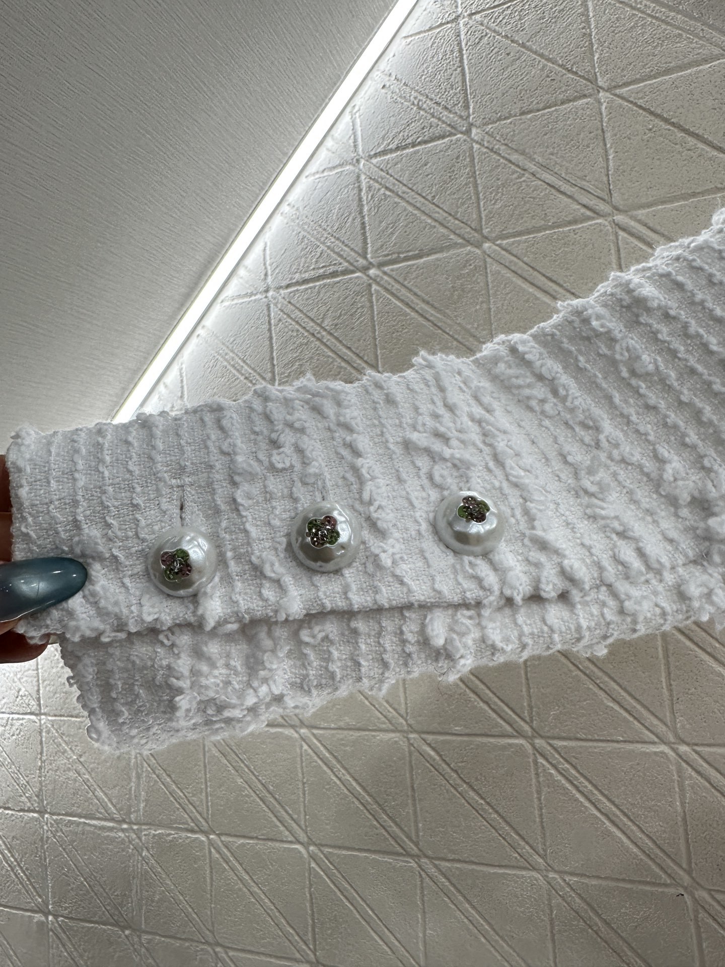 ♥Chane*♥2025新品上架 重工珍珠洋装外套定制YB进口粗纺羊毛呢材质,质感高级,品相十足,正肩垫