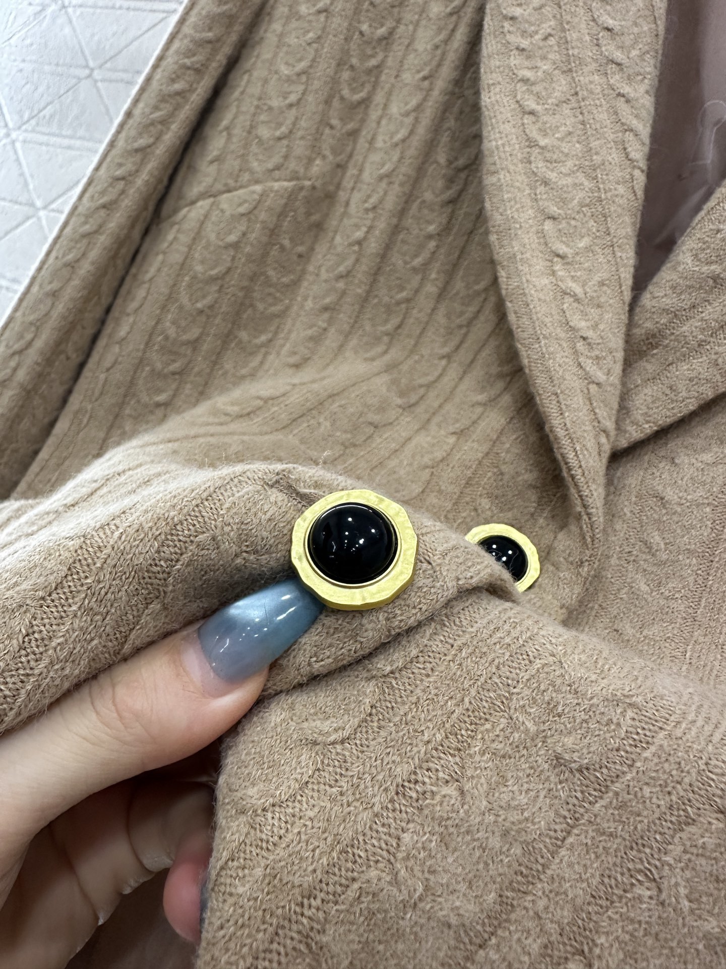 ♥Sch*♥2025新品上架 针织麻花西装外套定制YB进口棉毛材质,质感光泽,垂感更强,翻领正肩西装版型