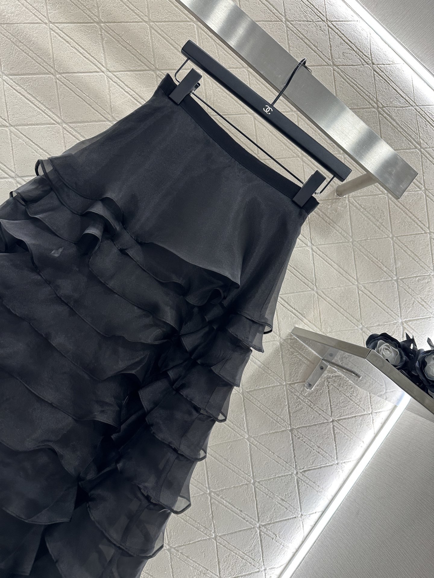 ♥Dio*♥2025新品上架 高腰蛋糕多层长款纱裙定制YB进口网纱材质,飘逸动人,亲肤透气,多层次长款纱