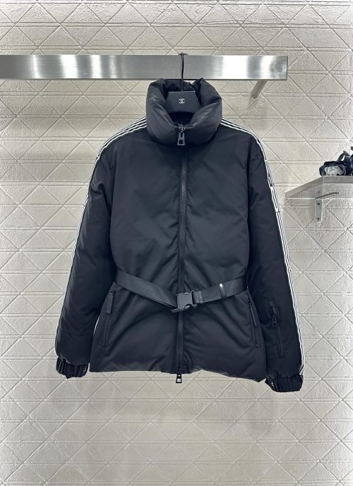 Dior Belted Puffer Jacket for Women - Windproof & Water Resistant Nylon 9 Dior Belted Puffer Jacket for Women - Windproof & Water Resistant Nylon