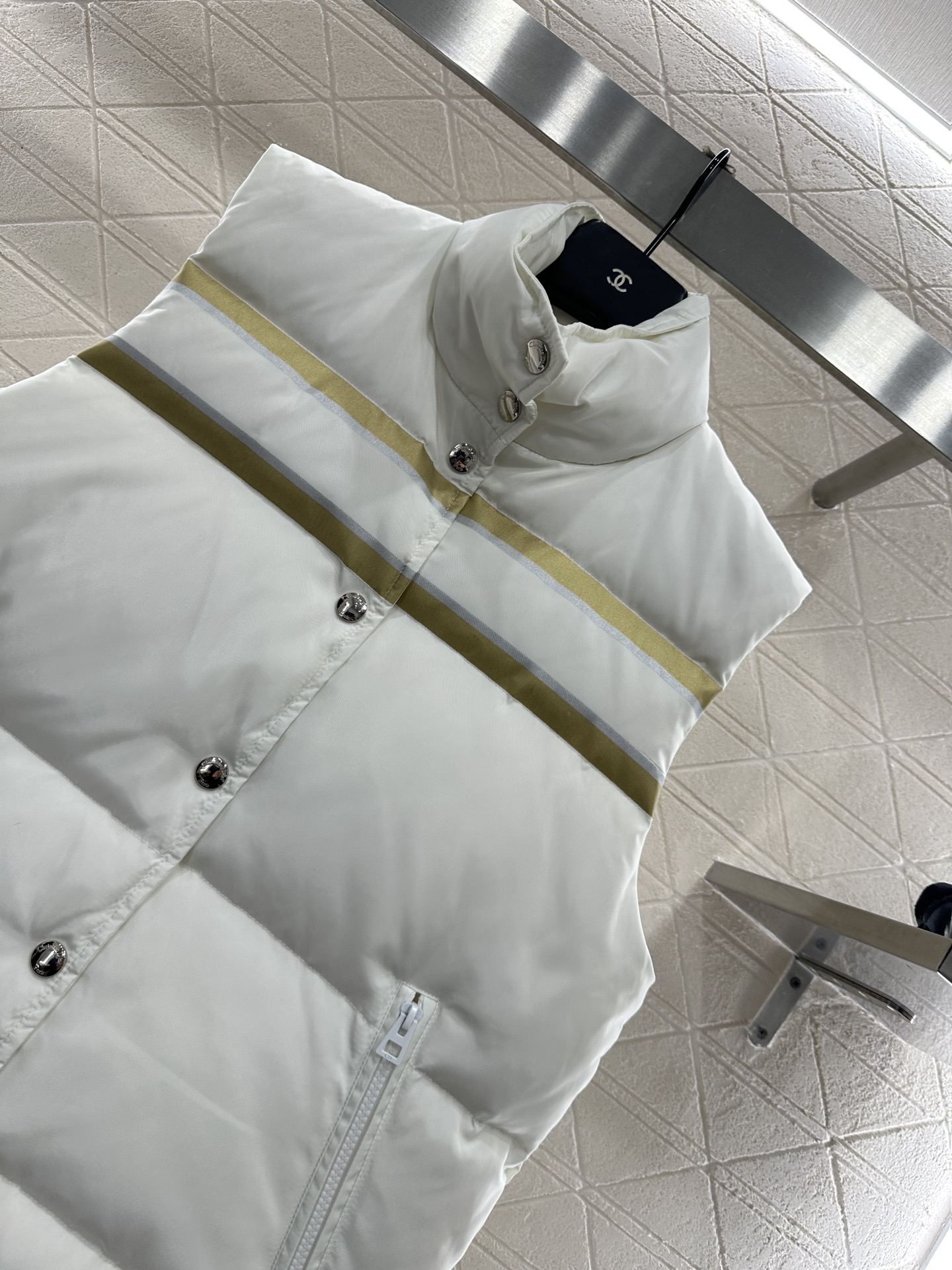 ♥Dio*♥2025新品上架 立领五角星羽绒马甲定制YB进口防风防水尼龙材质，羽绒填充内里，整件轻盈保暖