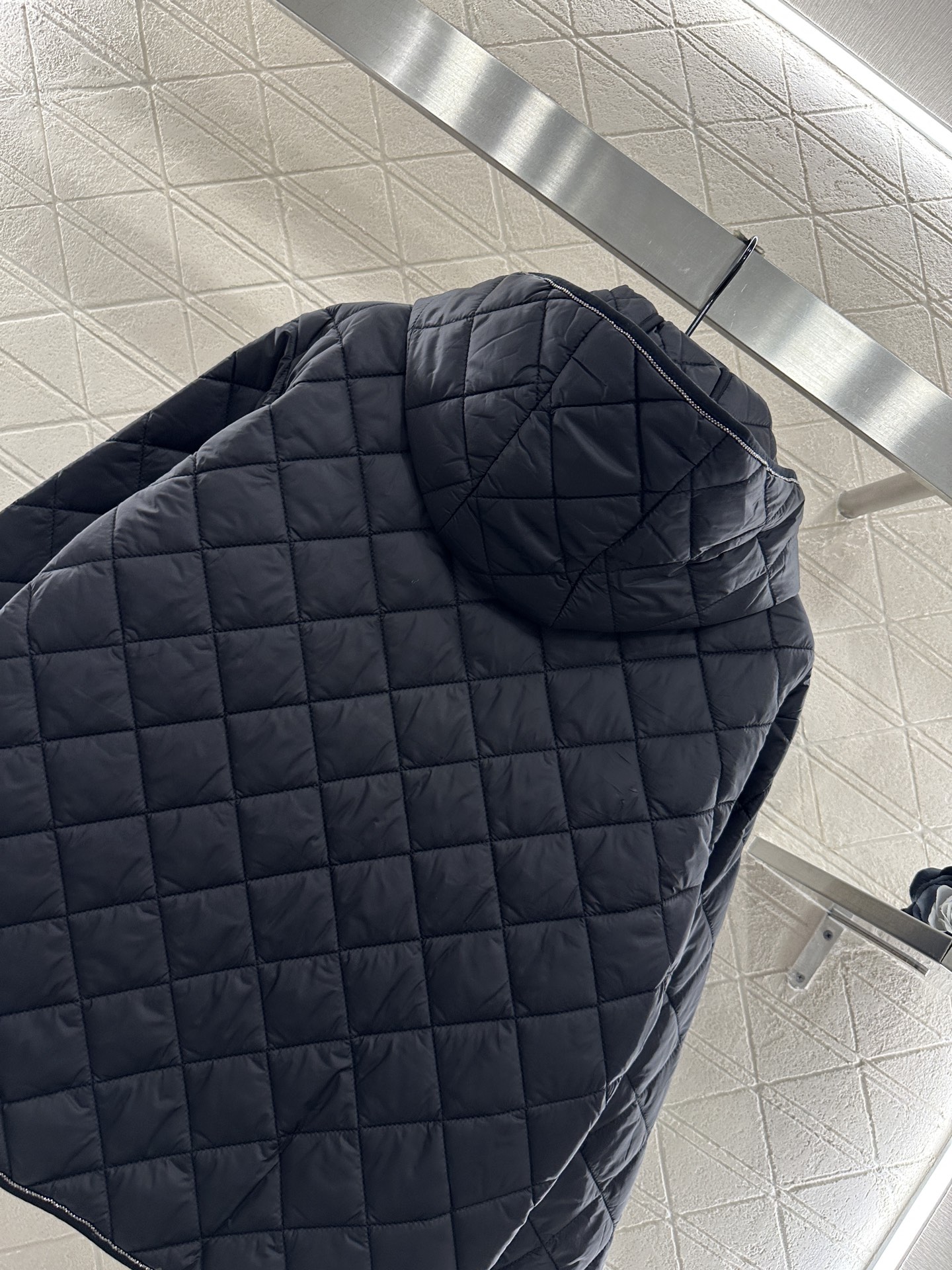 ♥Brunello Cucin*♥2025新品上架 撞色包边连帽棉服外套定制YB进口防风防水尼龙材质，羽