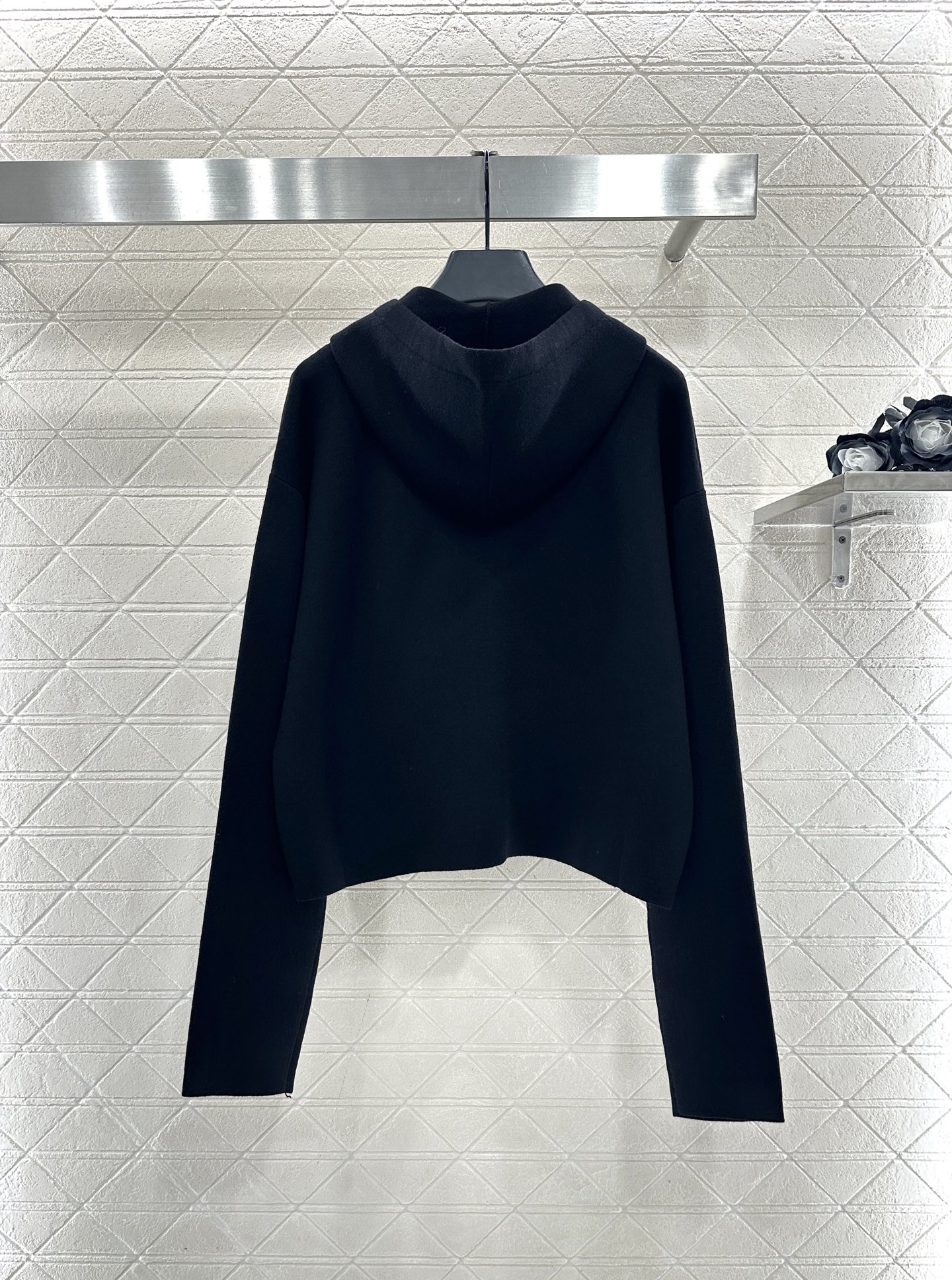 ♥Loew*♥2025新品上架 连帽拉链针织外套定制YB羊毛纱线材质，舒适透气，垂顺有型，连帽针织拉链外