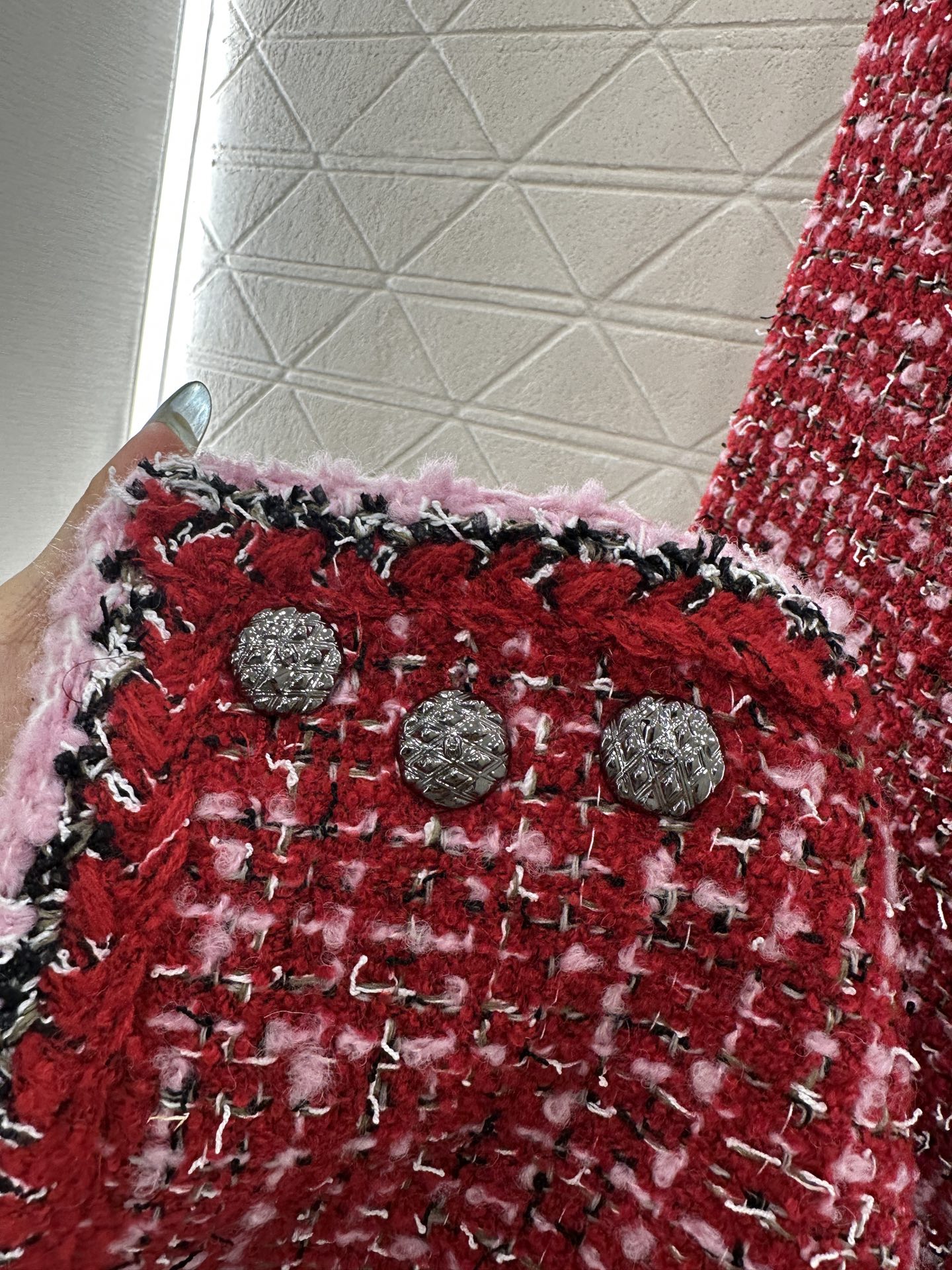 ♥Chane*♥2025新品上架 高腰编织微喇长裤定制YB进口粗纺羊毛呢材质，质感高级，品相十足，高腰编