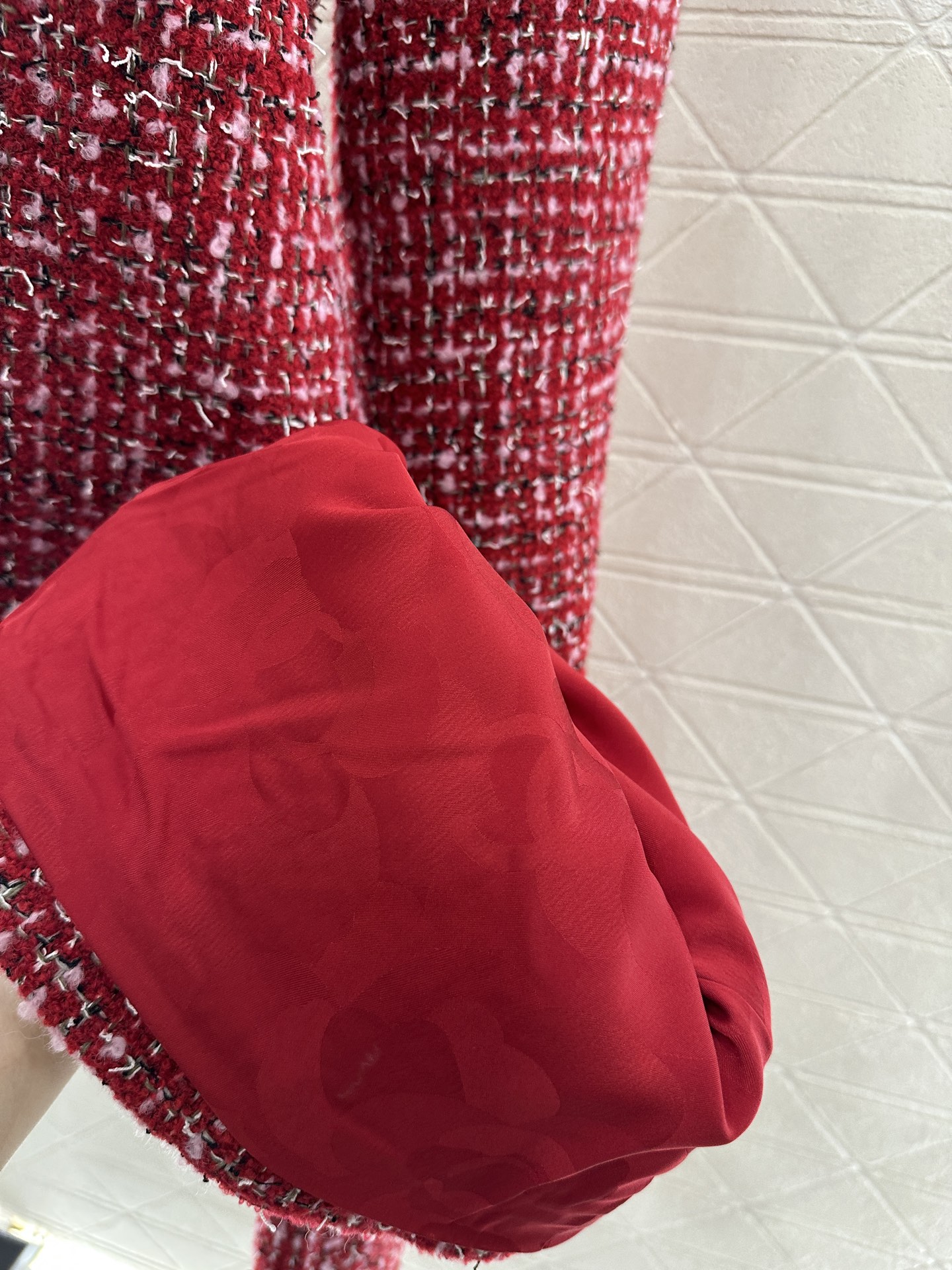 ♥Chane*♥2025新品上架 高腰编织微喇长裤定制YB进口粗纺羊毛呢材质，质感高级，品相十足，高腰编